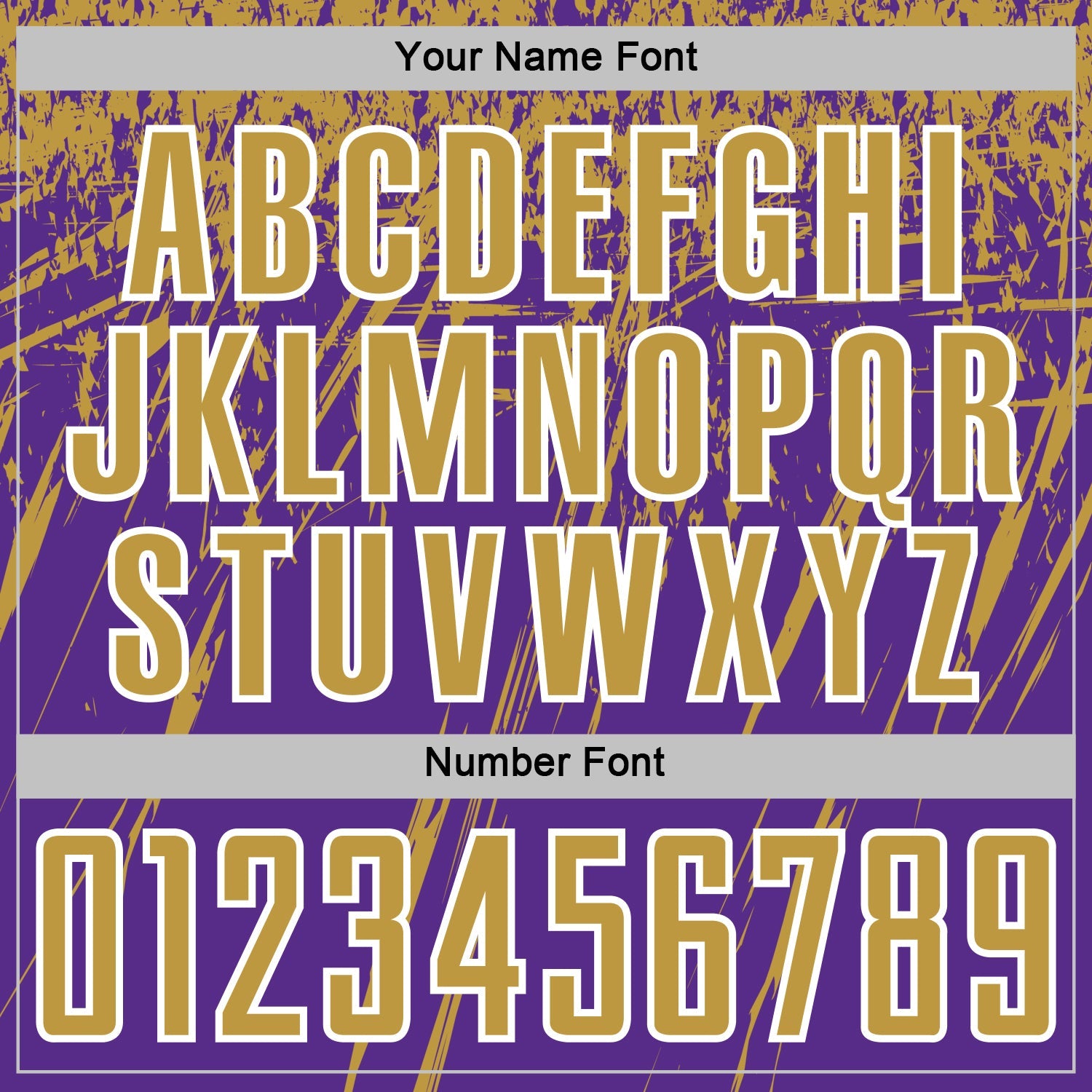 Custom Purple Old Gold-White Splash Sports Sublimation Soccer Uniform Jersey view 6