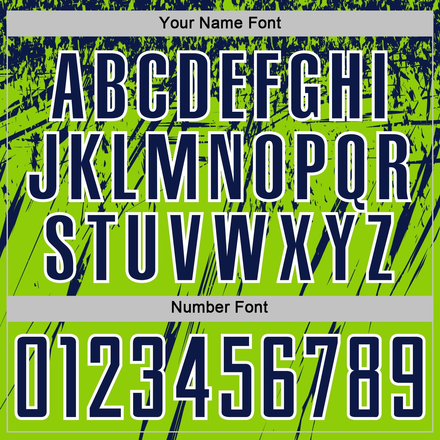 Custom Neon Green Navy-White Splash Sports Sublimation Soccer Uniform Jersey view 6