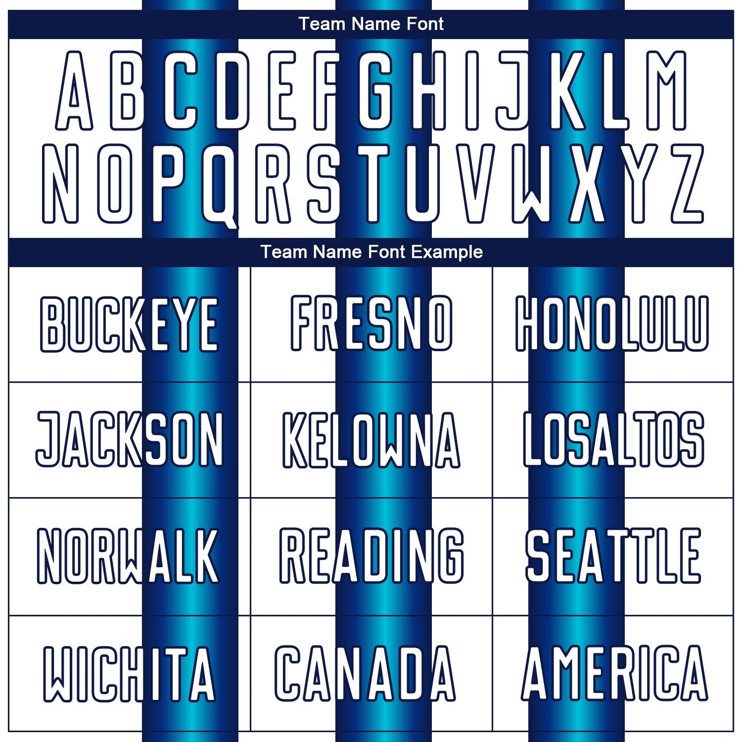 Custom White Blue-Navy Stripes Sports Sublimation Soccer Uniform Jersey view 5