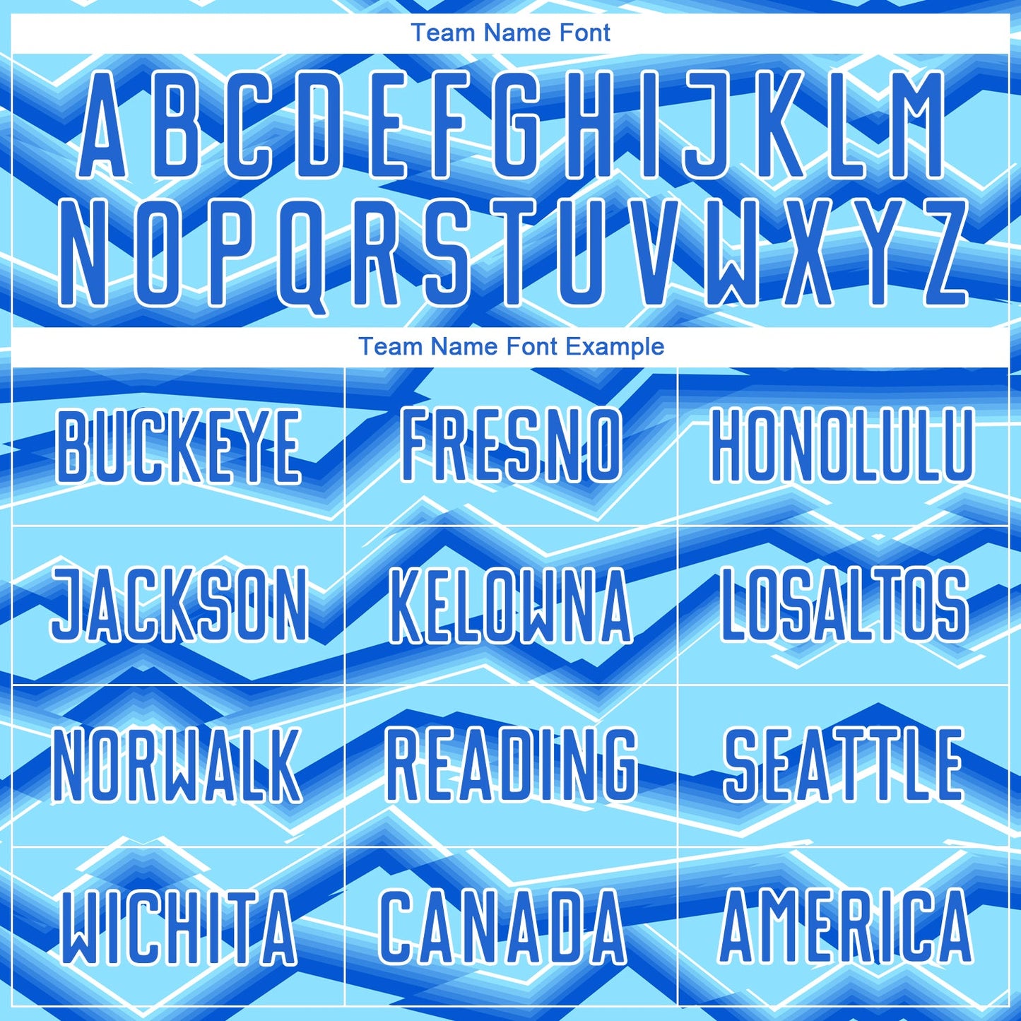 Custom Lakes Blue Powder Blue-White Lines Sports Sublimation Soccer Uniform Jersey view 5
