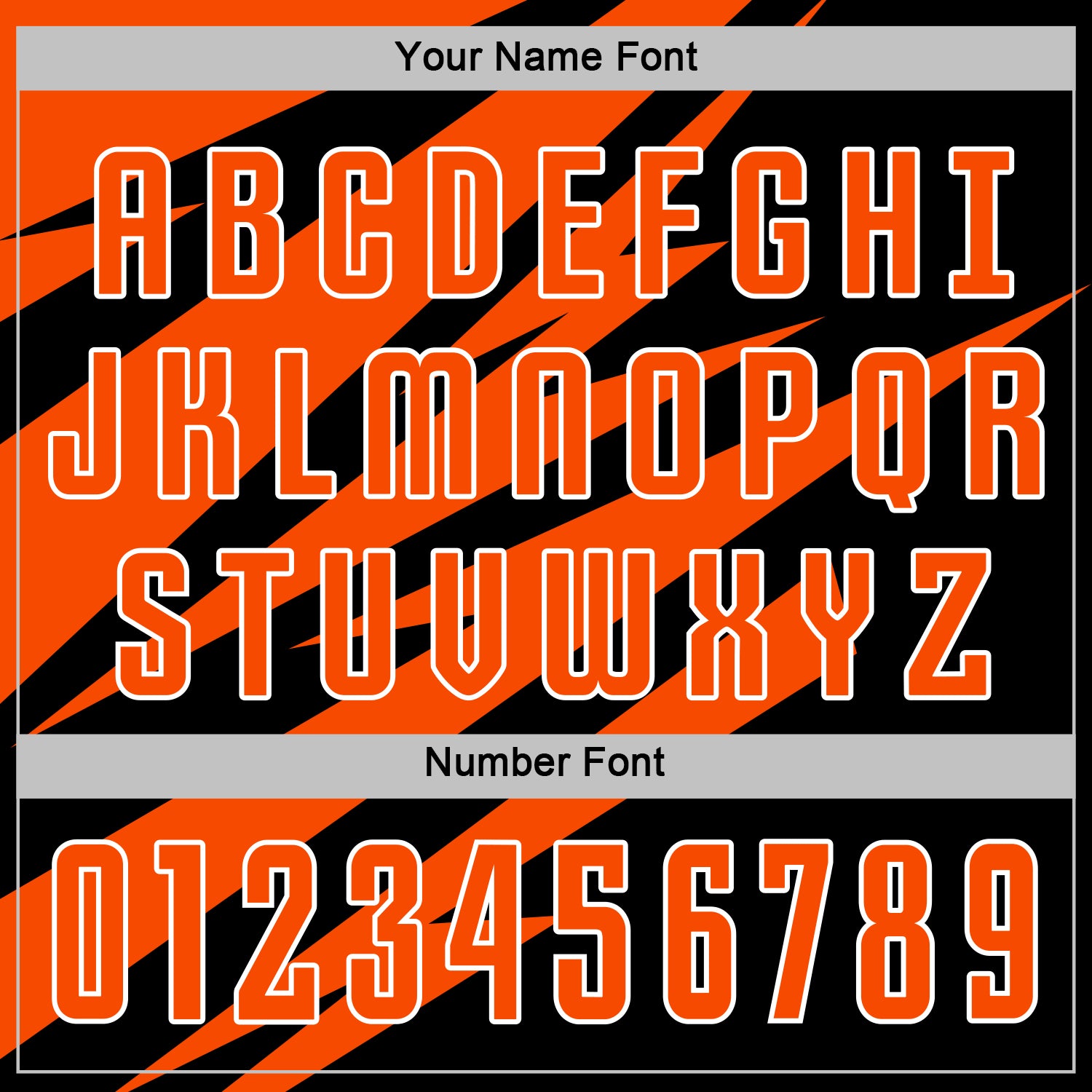 Custom Orange Black-White Abstract Line Sports Sublimation Soccer Uniform Jersey view 6