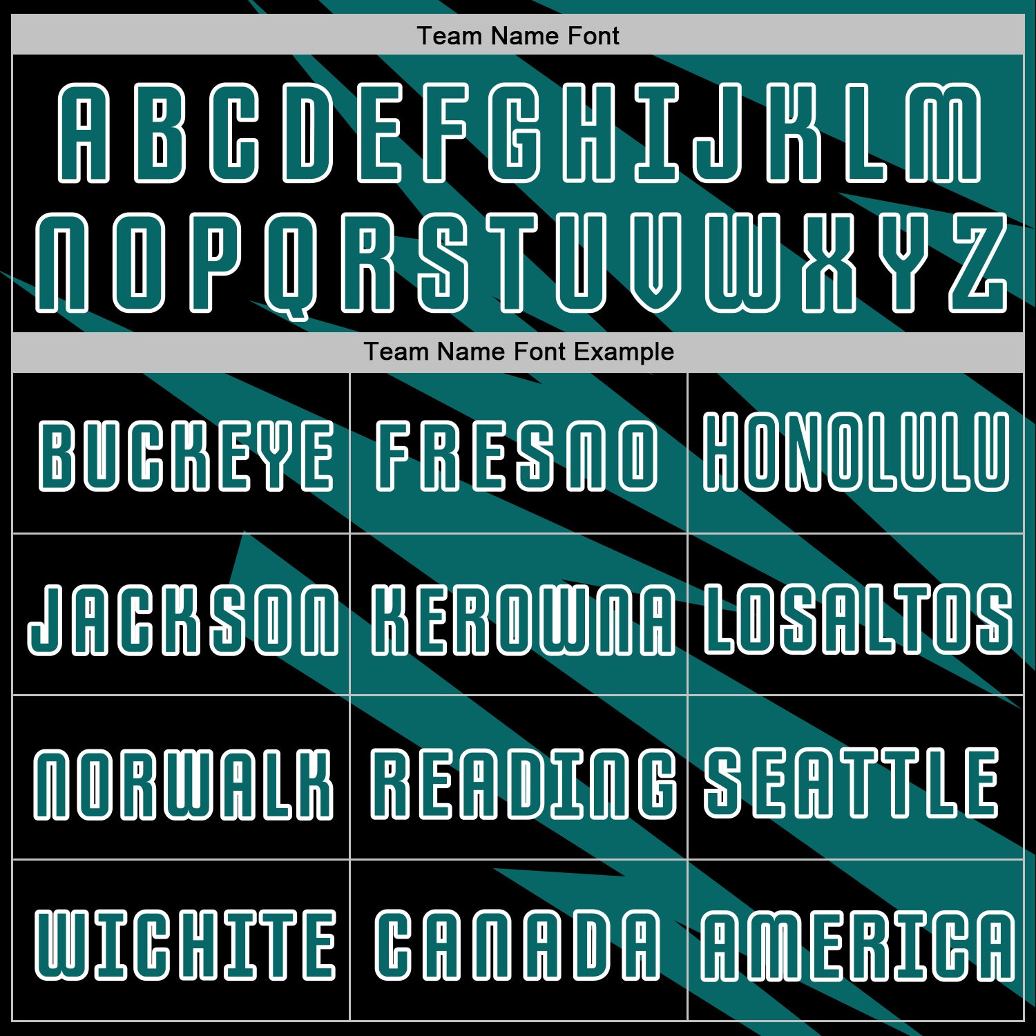 Custom Teal Black-White Abstract Line Sports Sublimation Soccer Uniform Jersey view 5