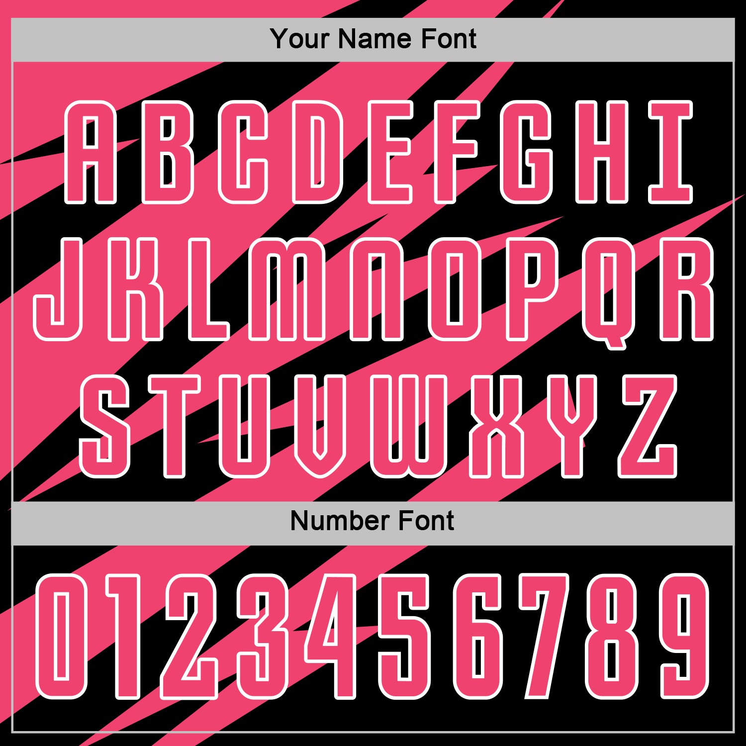 Custom Neon Pink Black-White Abstract Line Sports Sublimation Soccer Uniform Jersey view 6