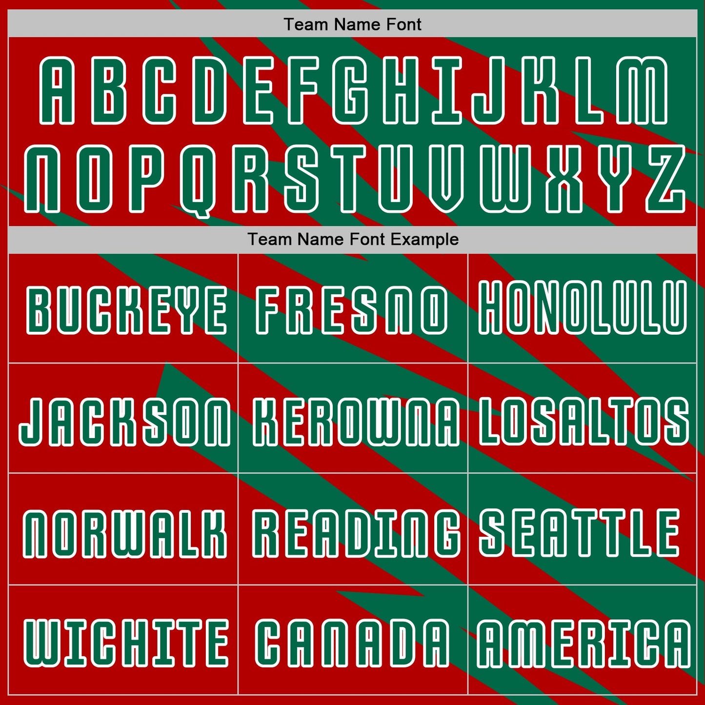 Custom Kelly Green Red-White Abstract Line Sports Sublimation Soccer Uniform Jersey view 5
