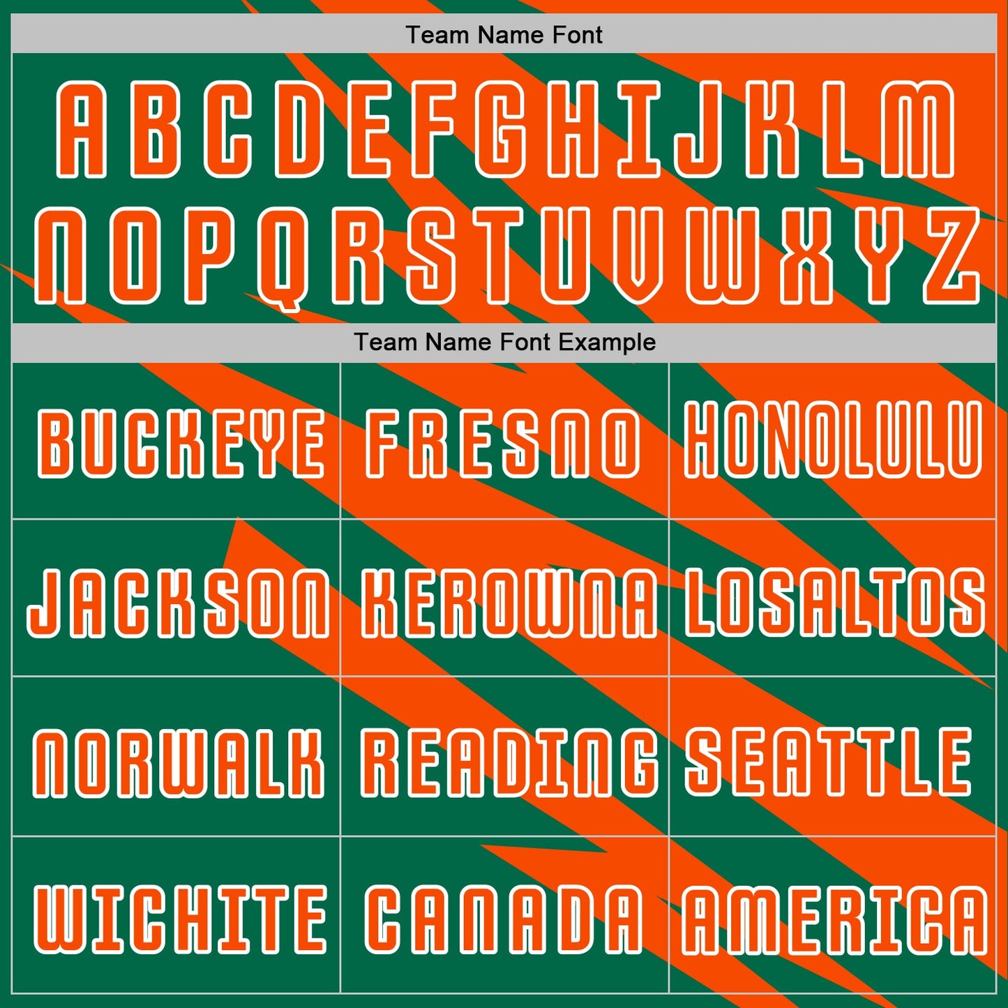 Custom Orange Kelly Green-White Abstract Line Sports Sublimation Soccer Uniform Jersey view 5