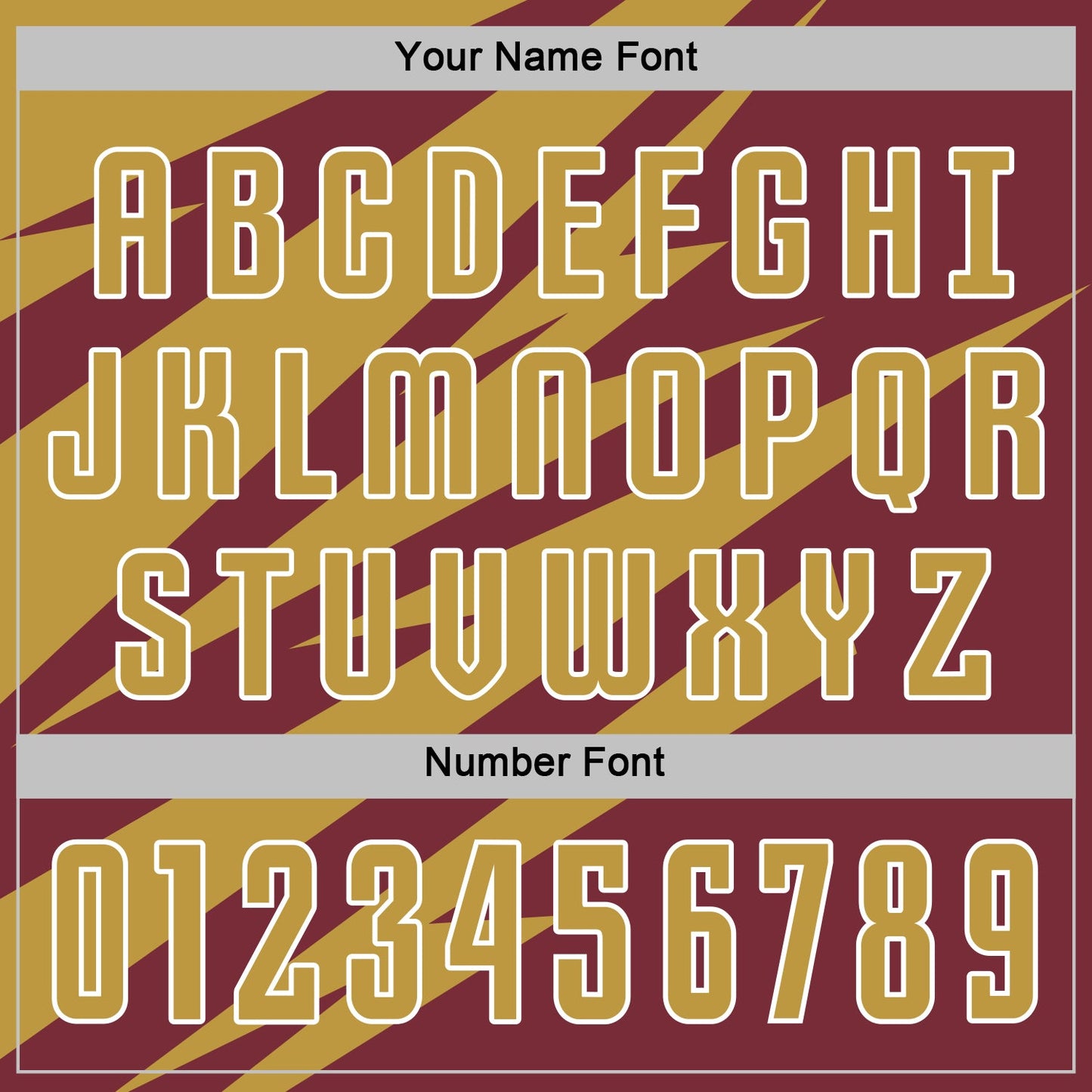Custom Old Gold Burgundy-White Abstract Line Sports Sublimation Soccer Uniform Jersey view 6