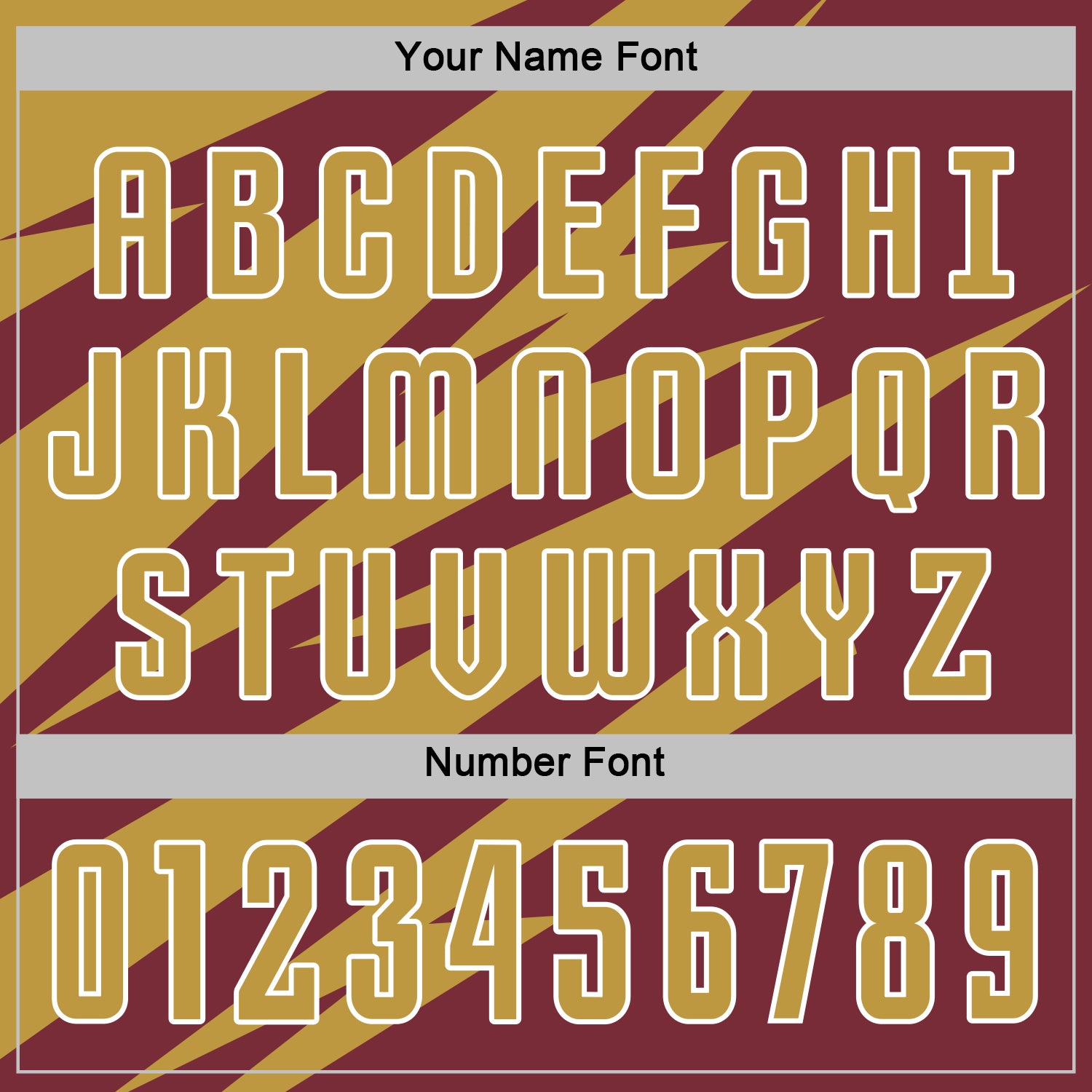 Custom Old Gold Burgundy-White Abstract Line Sports Sublimation Soccer Uniform Jersey view 6