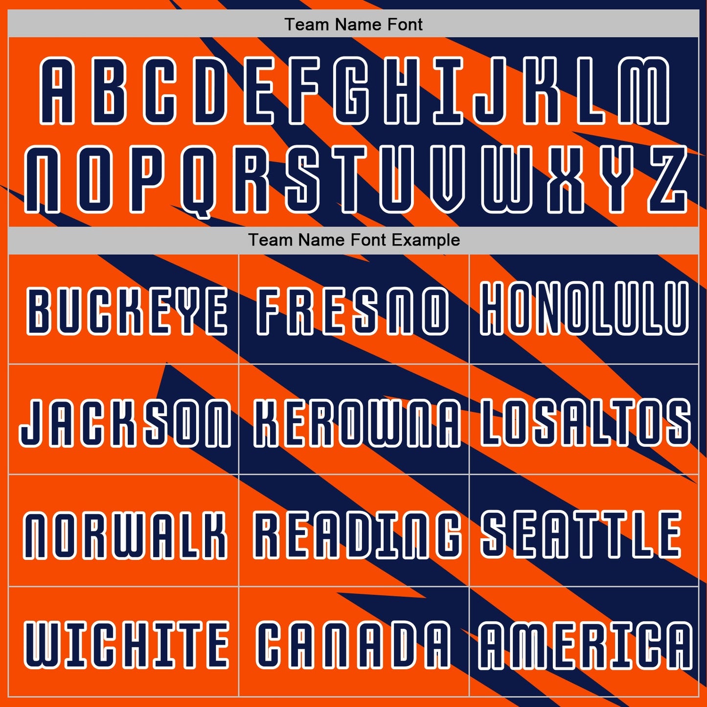 Custom Navy Orange-White Abstract Line Sports Sublimation Soccer Uniform Jersey view 5
