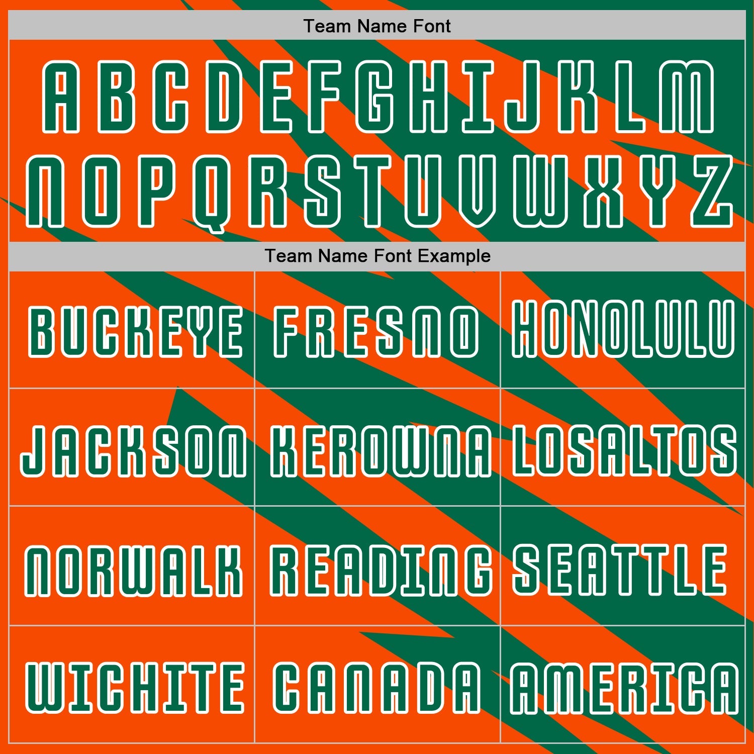 Custom Kelly Green Orange-White Abstract Line Sports Sublimation Soccer Uniform Jersey view 5