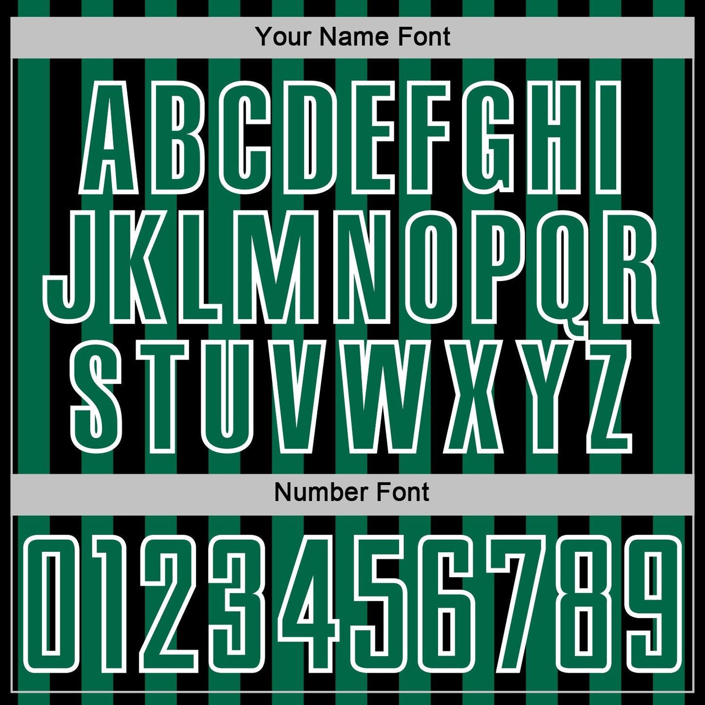 Custom Black Kelly Green-White Stripe Sports Sublimation Soccer Uniform Jersey view 6