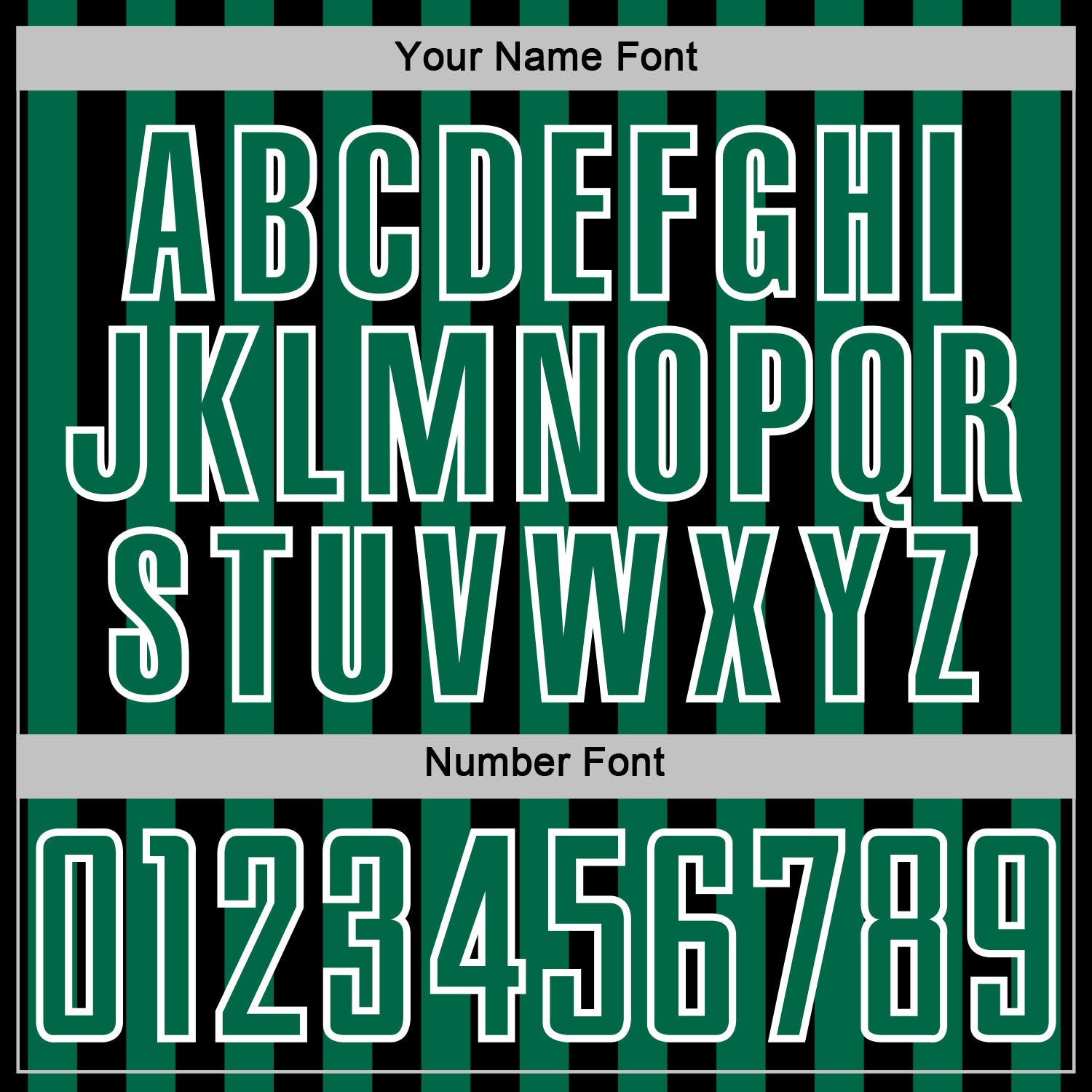 Custom Black Kelly Green-White Stripe Sports Sublimation Soccer Uniform Jersey view 6