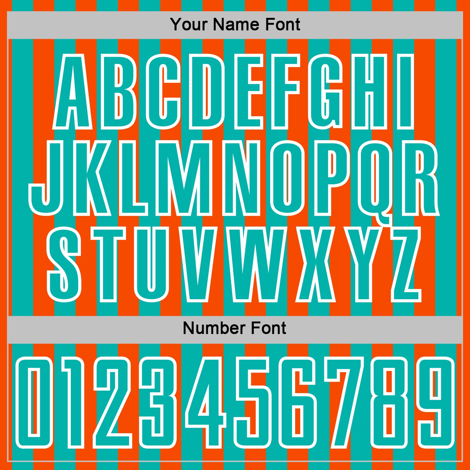 Custom Orange Aqua-White Stripe Sports Sublimation Soccer Uniform Jersey view 6