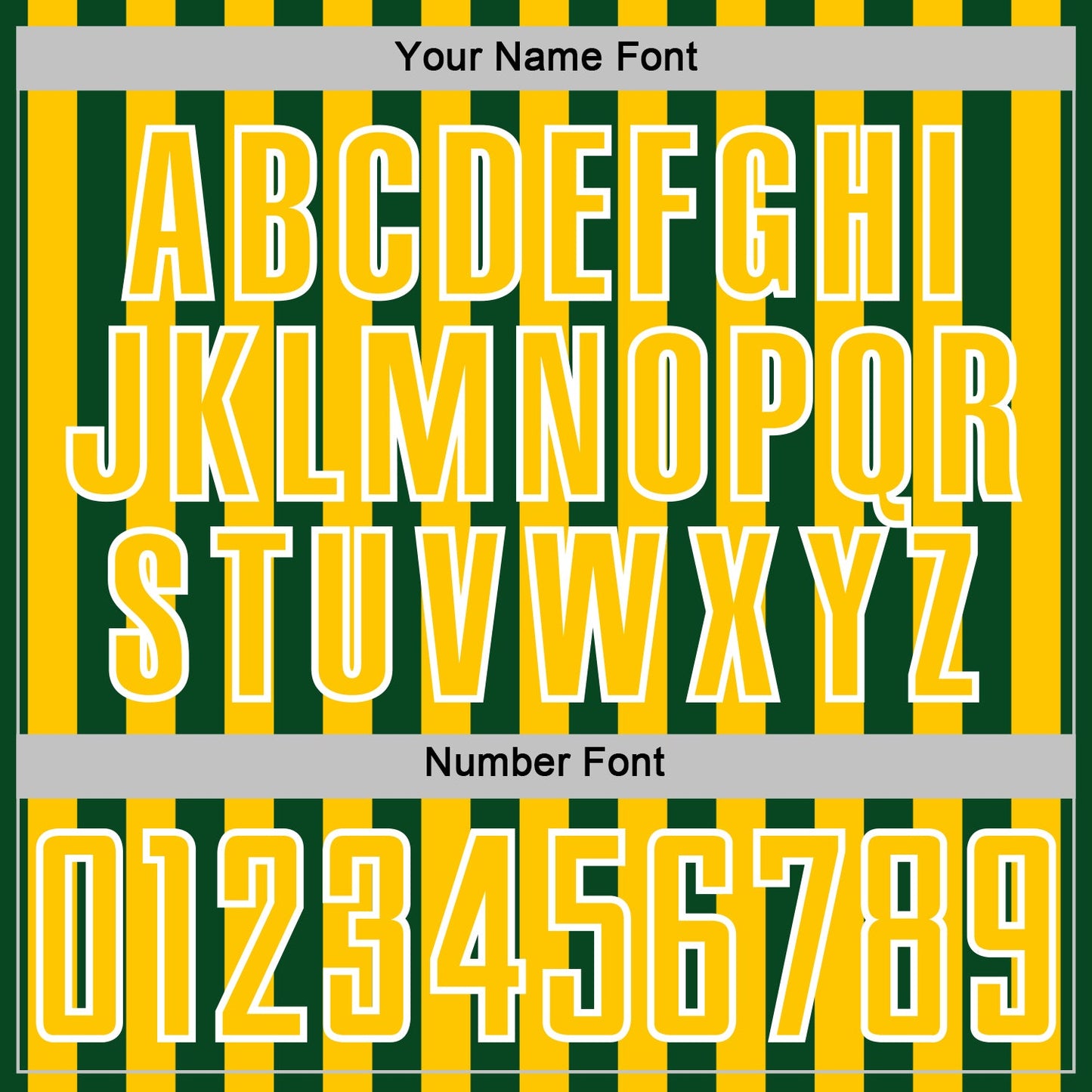 Custom Green Yellow-White Stripe Sports Sublimation Soccer Uniform Jersey view 6