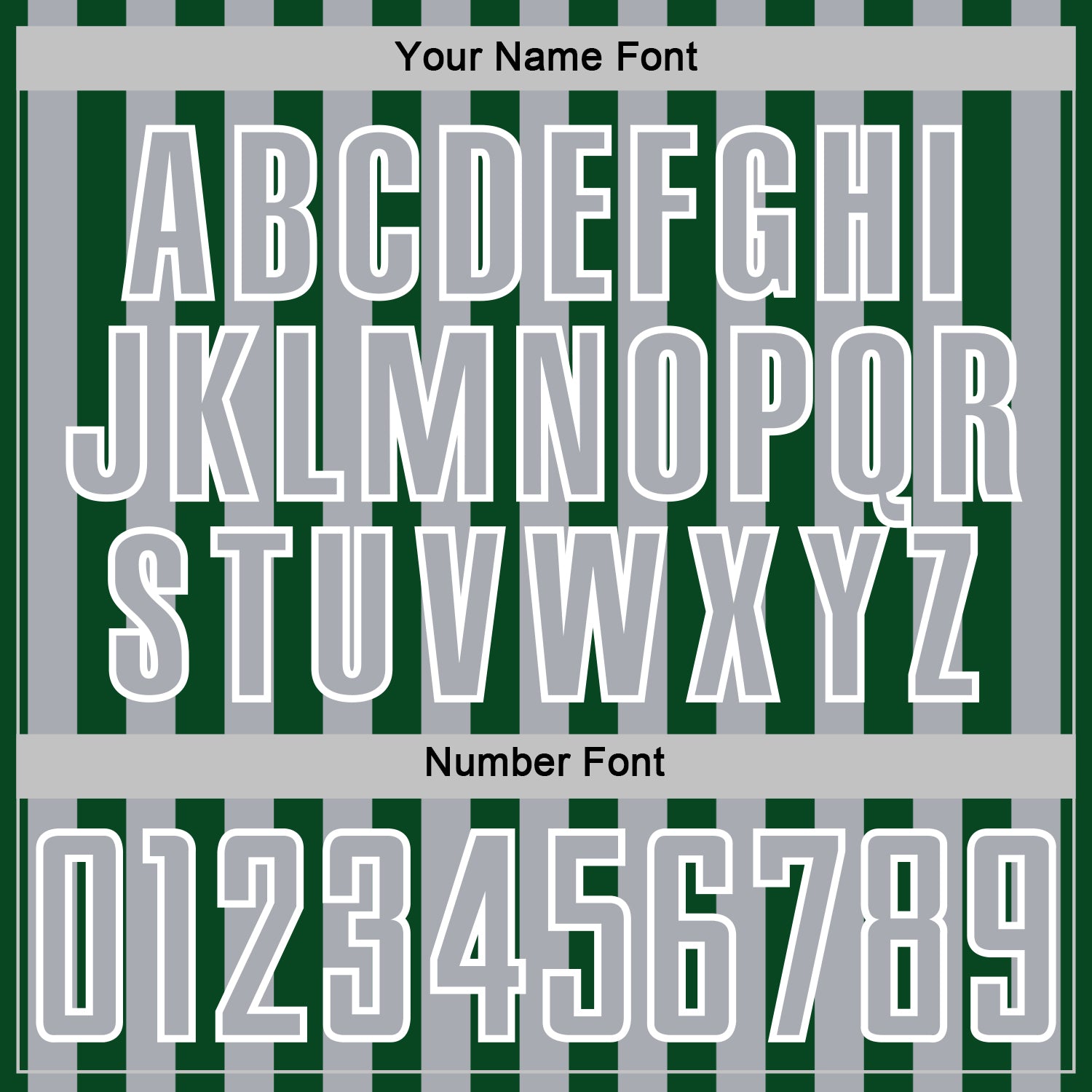 Custom Green Gray-White Stripe Sports Sublimation Soccer Uniform Jersey view 6