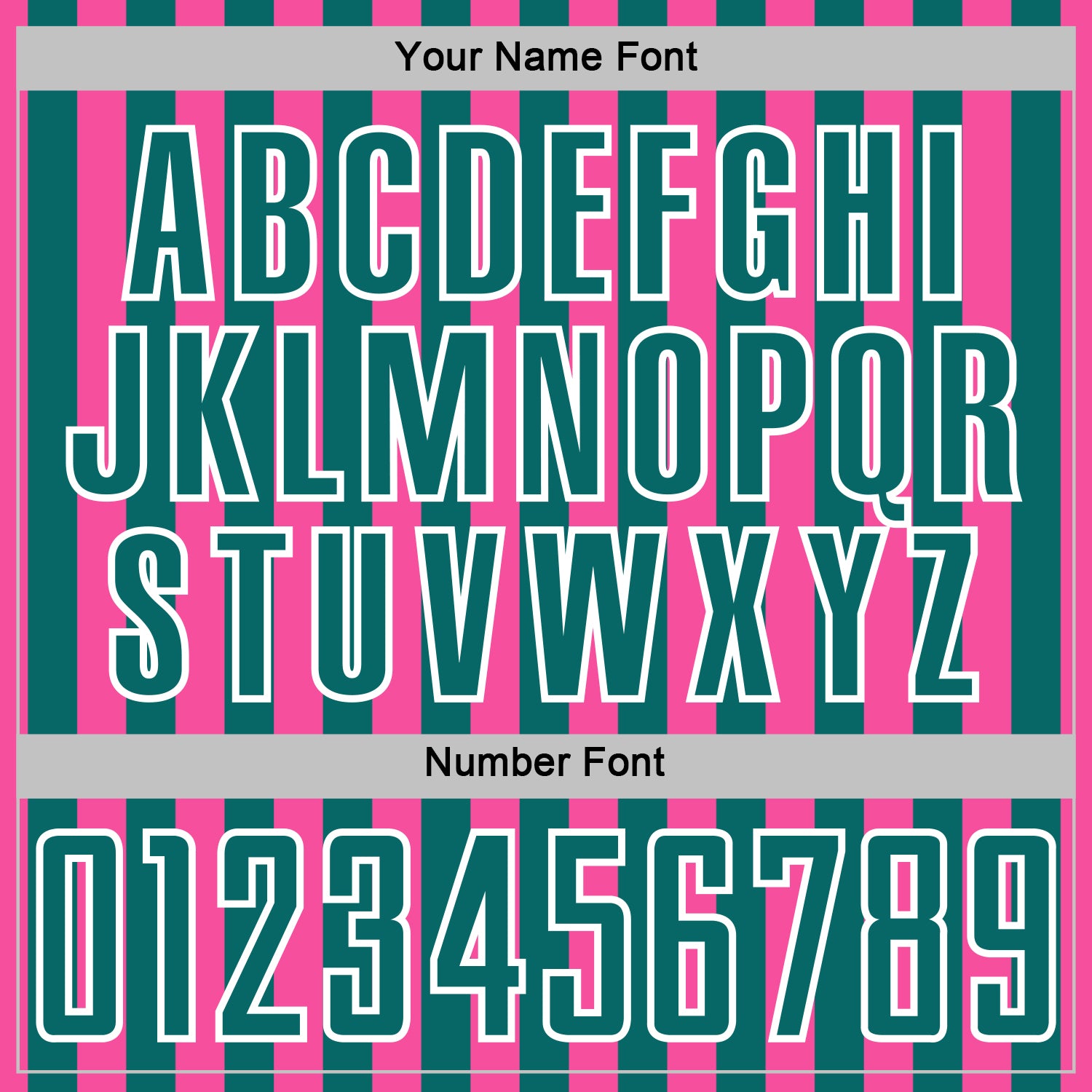 Custom Pink Teal-White Stripe Sports Sublimation Soccer Uniform Jersey view 6