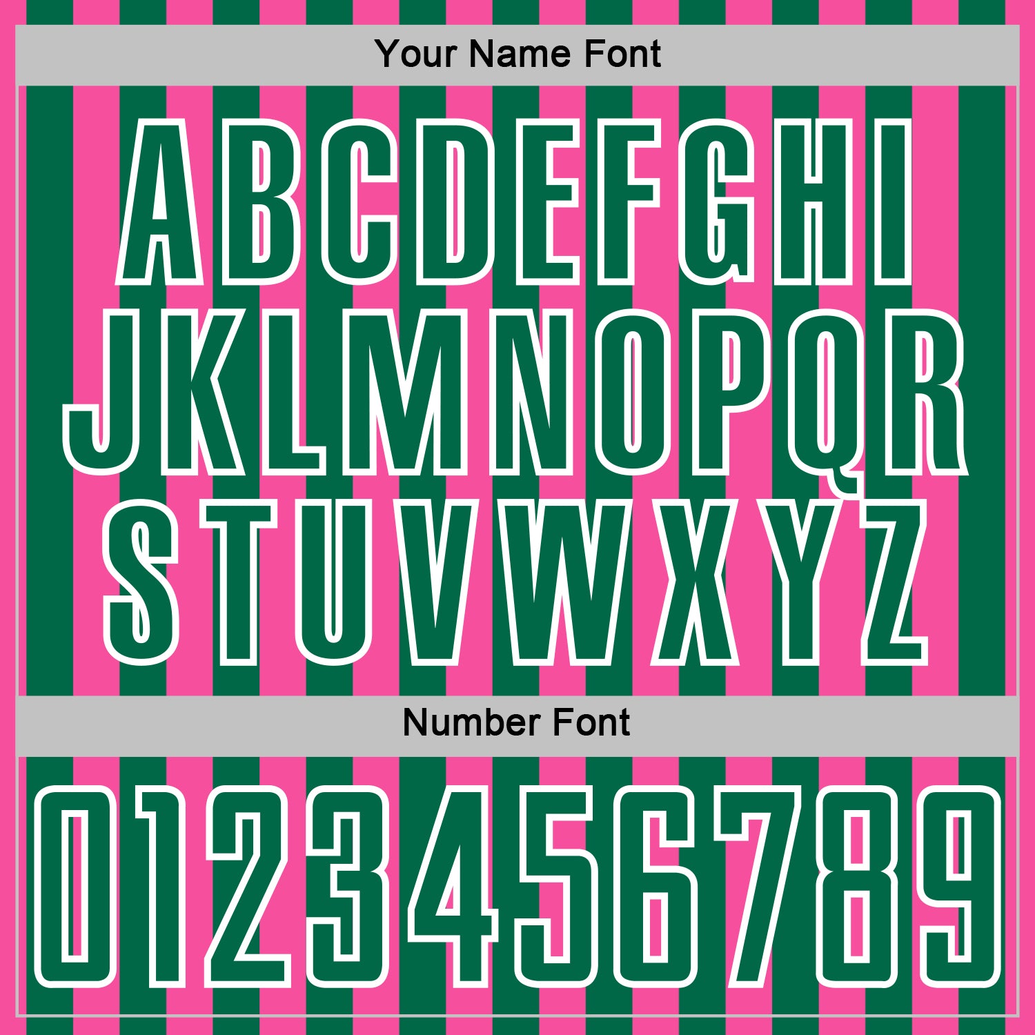 Custom Pink Kelly Green-White Stripe Sports Sublimation Soccer Uniform Jersey view 6
