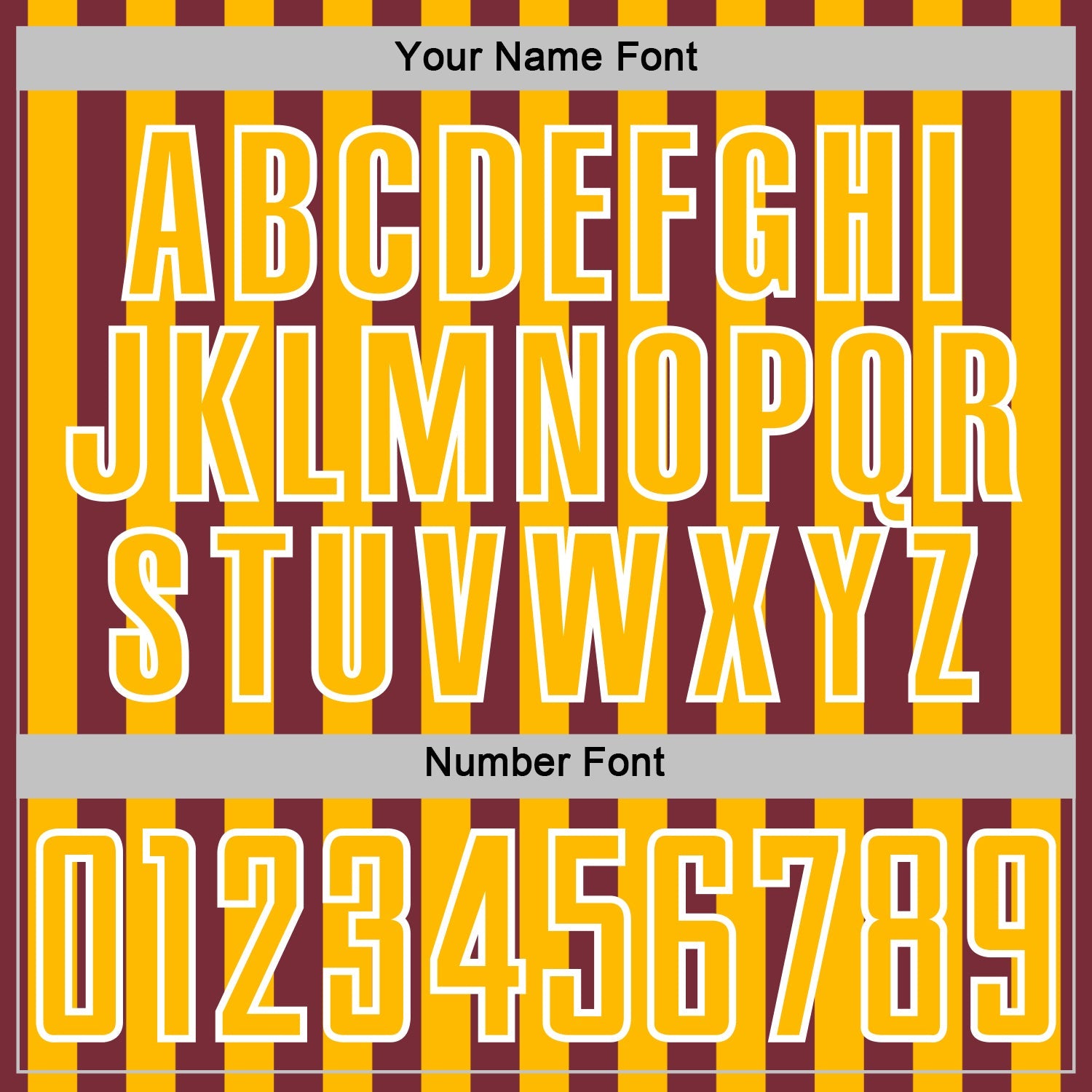 Custom Burgundy Gold-White Stripe Sports Sublimation Soccer Uniform Jersey view 6