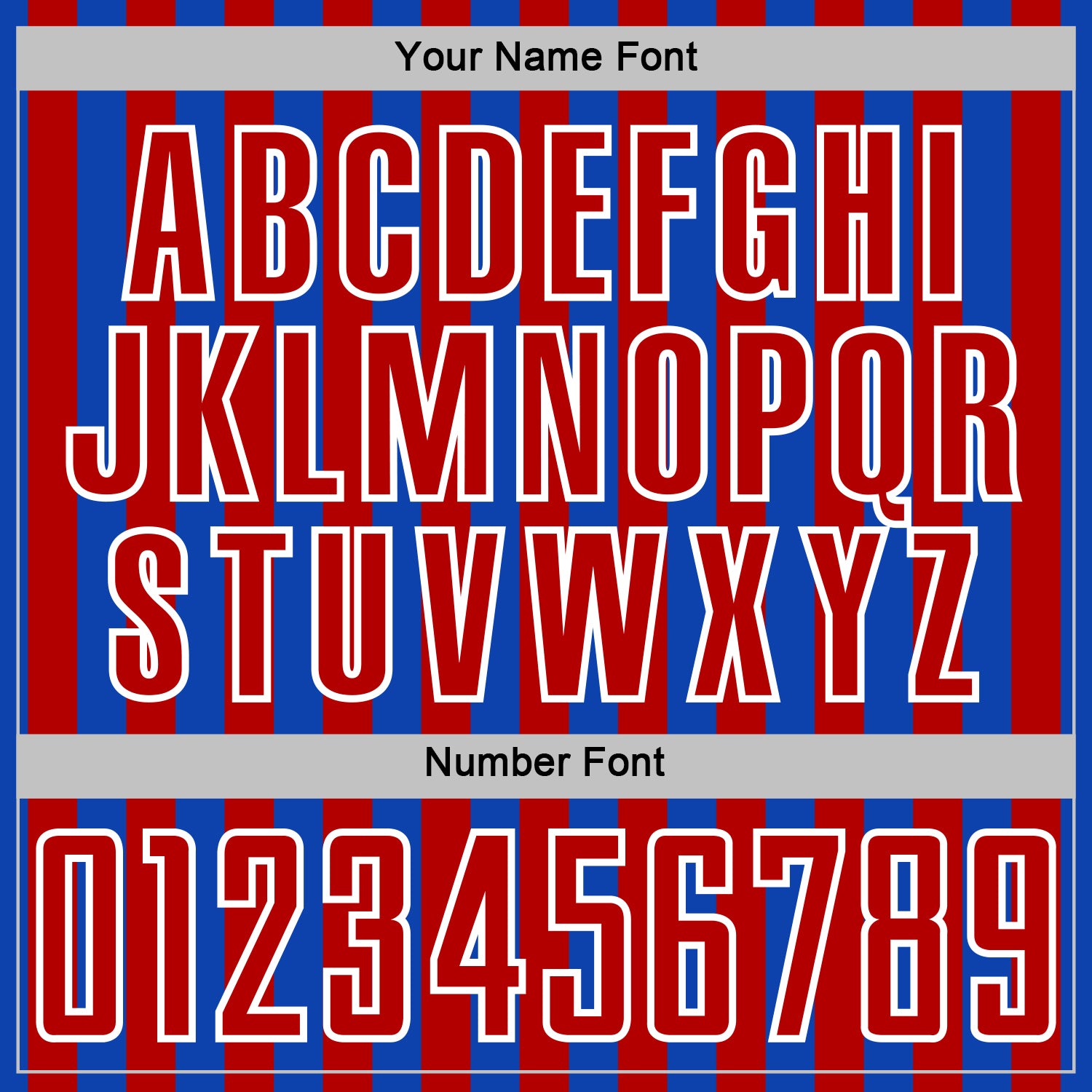 Custom Thunder Blue Red-White Stripe Sports Sublimation Soccer Uniform Jersey view 6