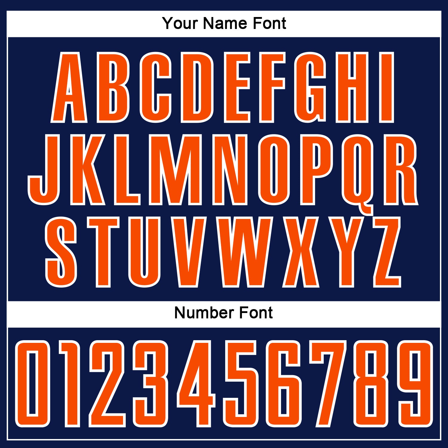 Custom Navy Orange-White Abstract Line Sports Sublimation Soccer Uniform Jersey view 6