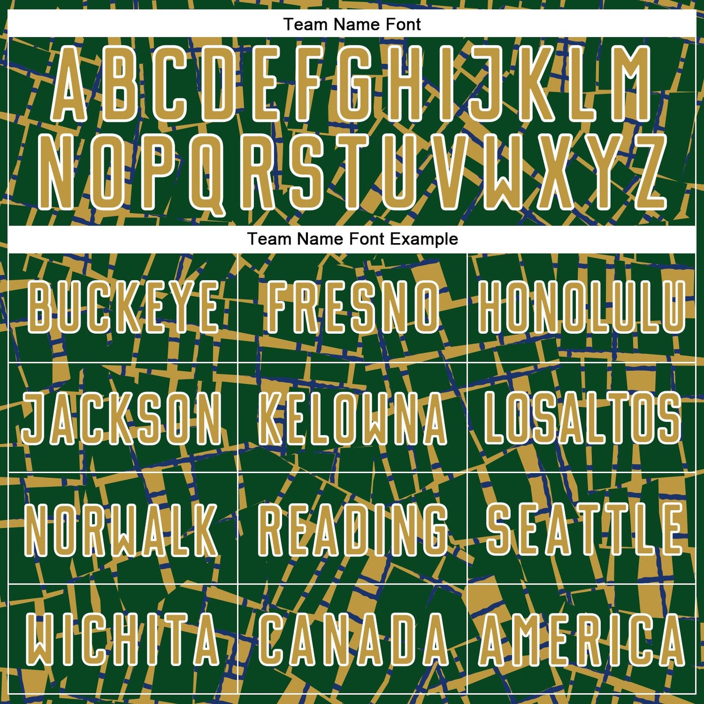 Custom Green Old Gold-White Abstract Line Sports Sublimation Soccer Uniform Jersey view 5