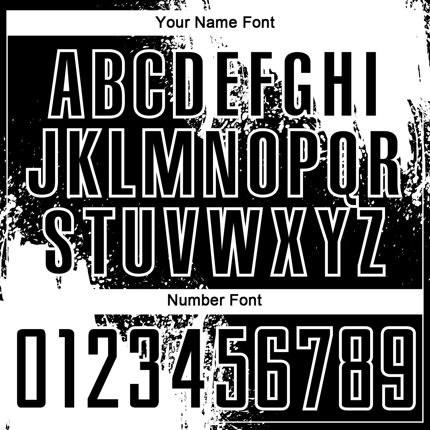 Custom Black White Abstract Brush Stroke Sports Sublimation Soccer Uniform Jersey view 6