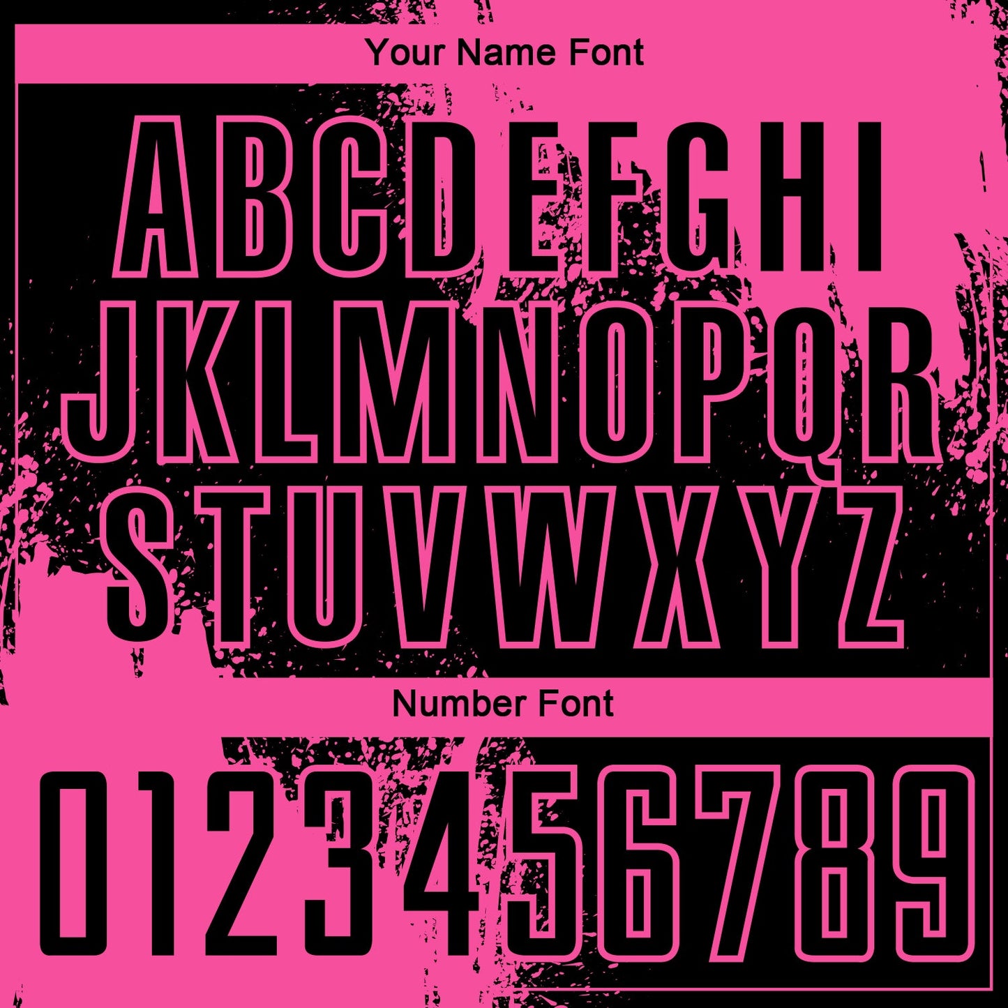 Custom Black Pink Abstract Brush Stroke Sports Sublimation Soccer Uniform Jersey view 6