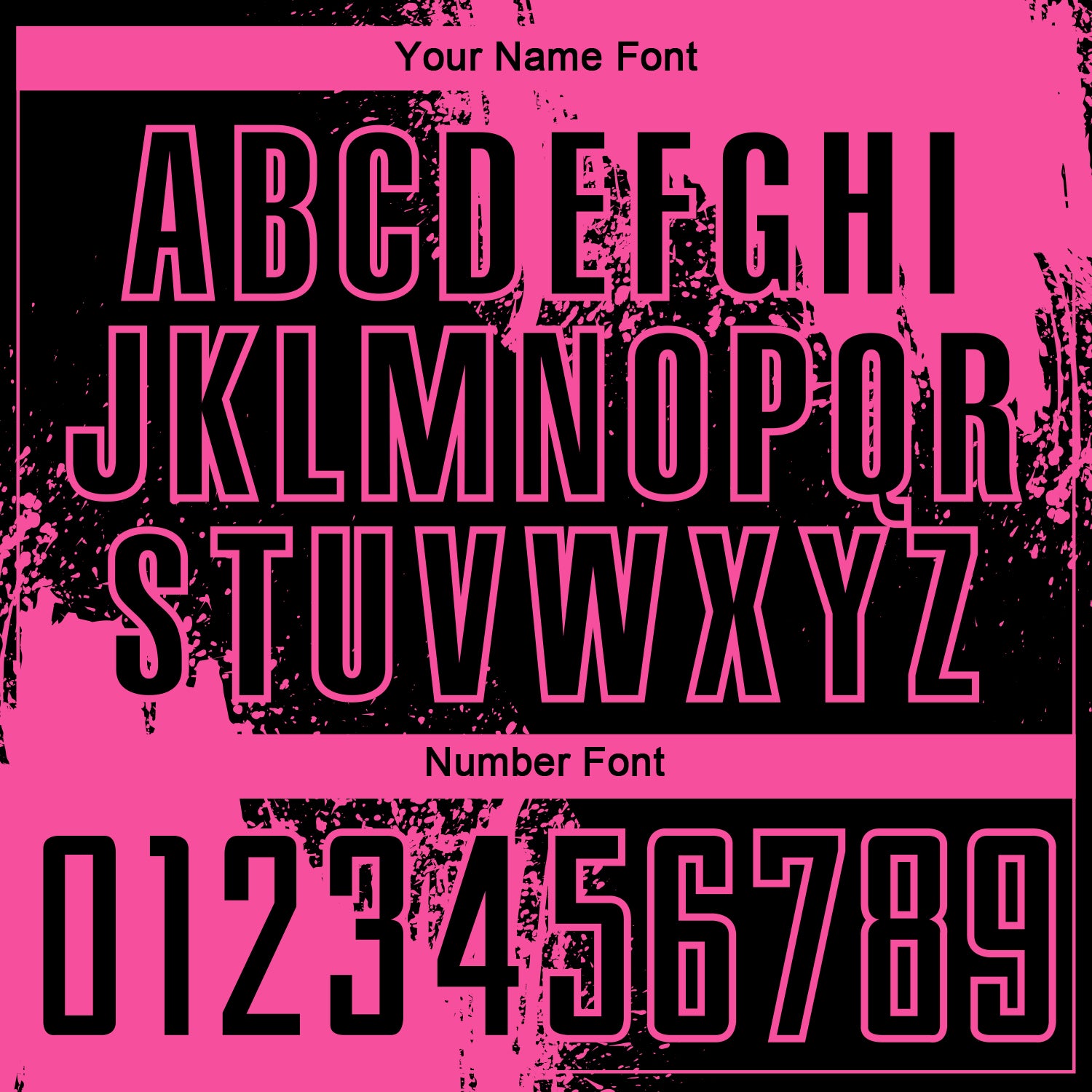 Custom Black Pink Abstract Brush Stroke Sports Sublimation Soccer Uniform Jersey view 6