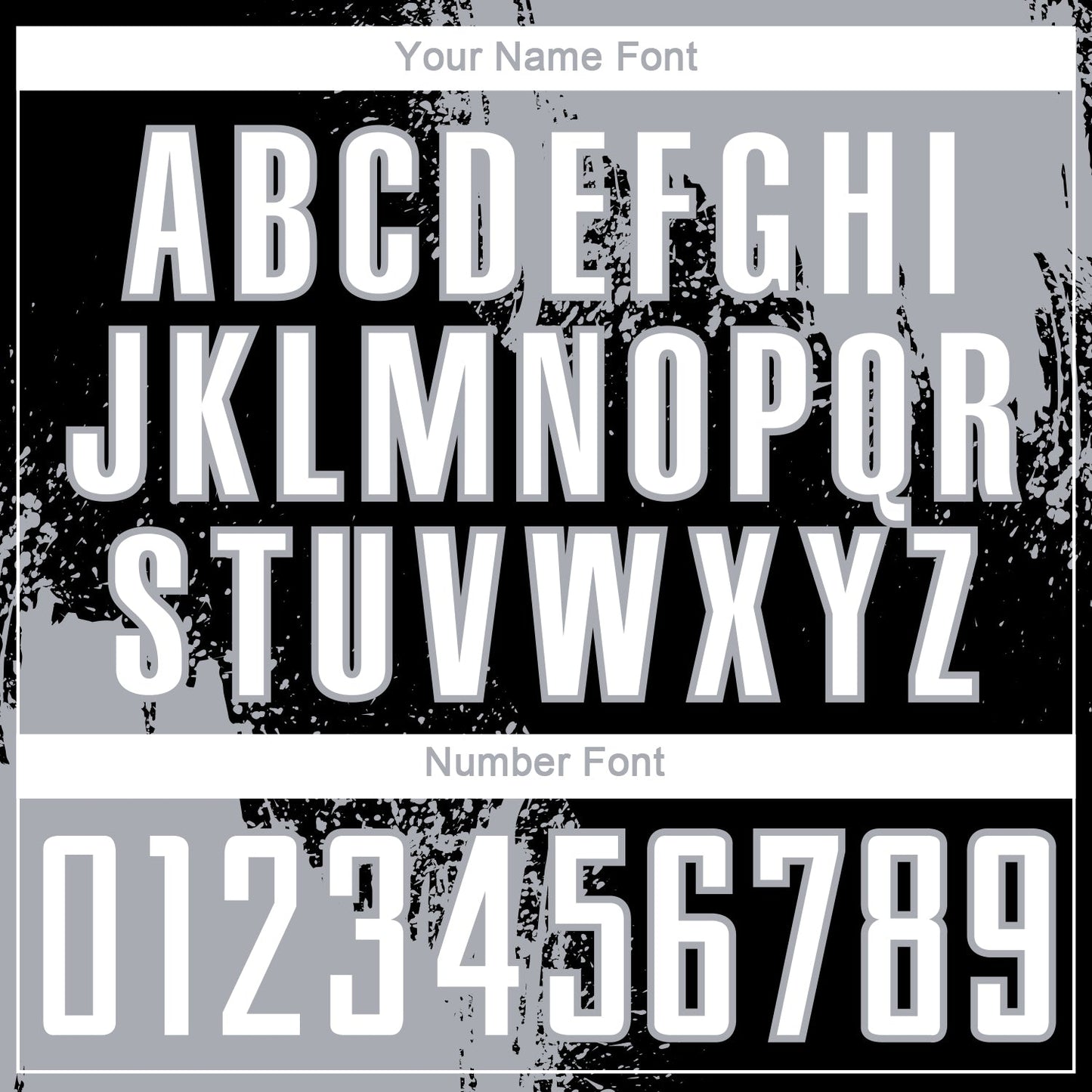 Custom Black White-Gray Abstract Brush Stroke Sports Sublimation Soccer Uniform Jersey view 6