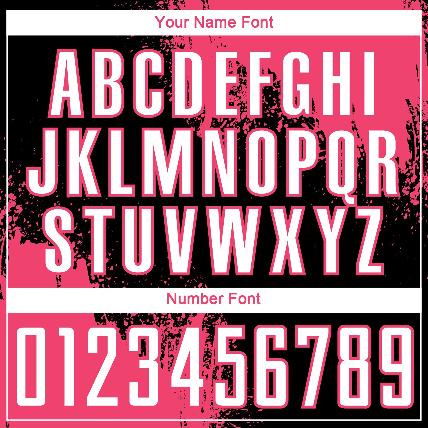 Custom Black White-Neon Pink Abstract Brush Stroke Sports Sublimation Soccer Uniform Jersey view 6