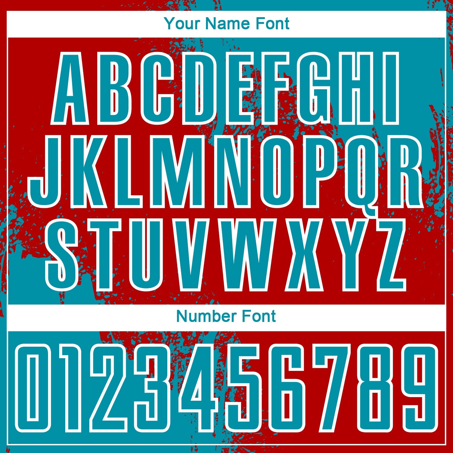 Custom Red Teal-White Abstract Brush Stroke Sports Sublimation Soccer Uniform Jersey view 6
