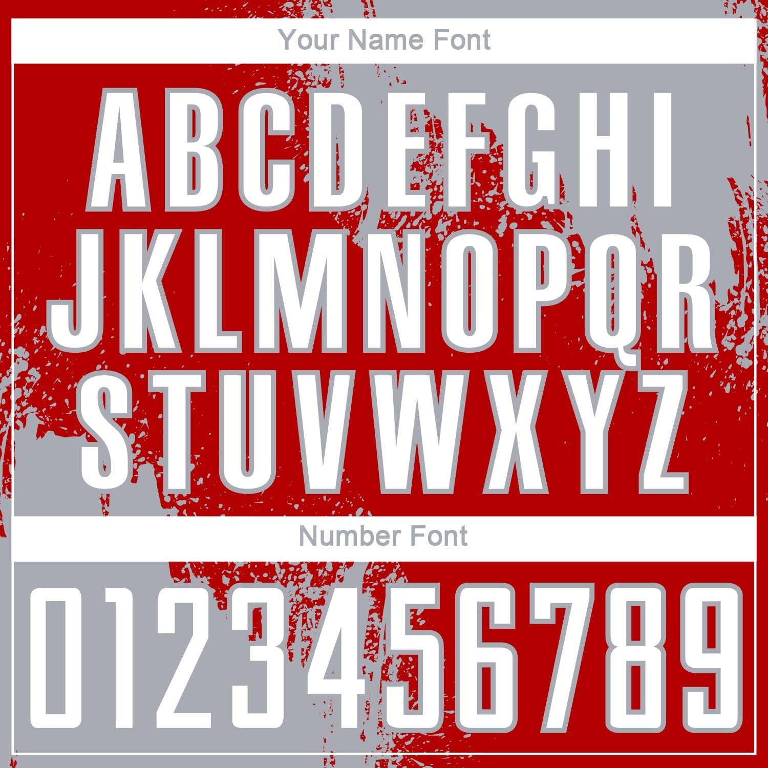 Custom Red White-Gray Abstract Brush Stroke Sports Sublimation Soccer Uniform Jersey view 6