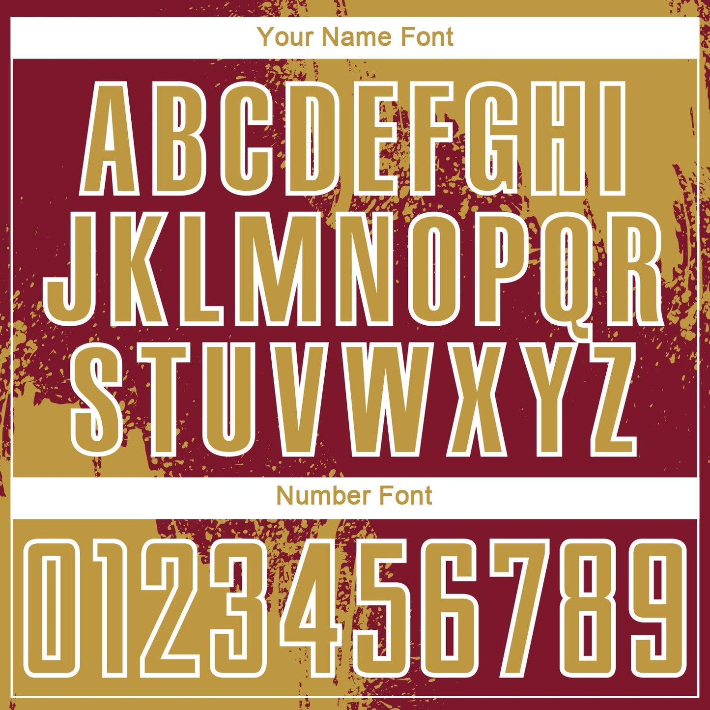 Custom Crimson White-Old Gold Abstract Brush Stroke Sports Sublimation Soccer Uniform Jersey view 6