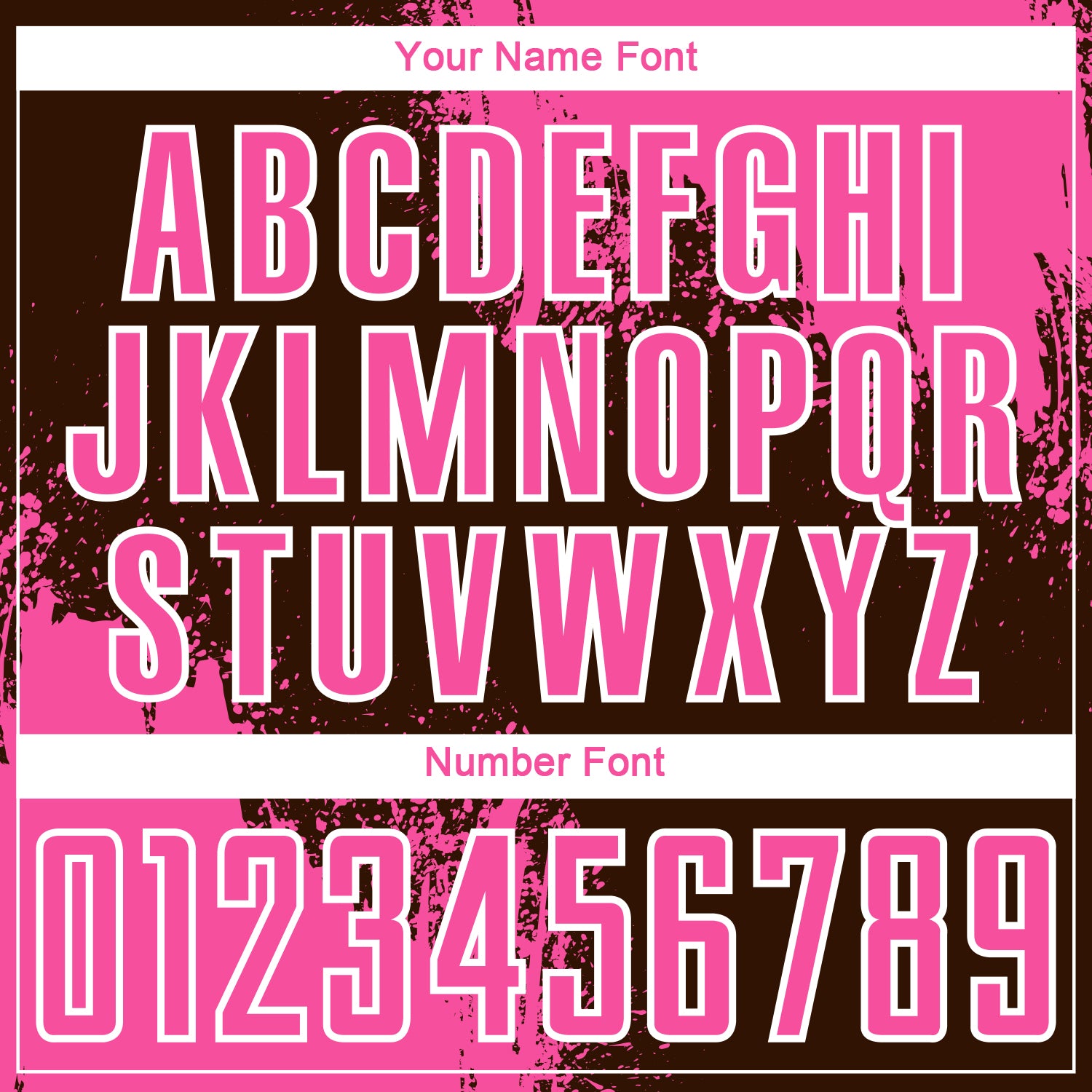 Custom Brown Pink-White Abstract Brush Stroke Sports Sublimation Soccer Uniform Jersey view 6