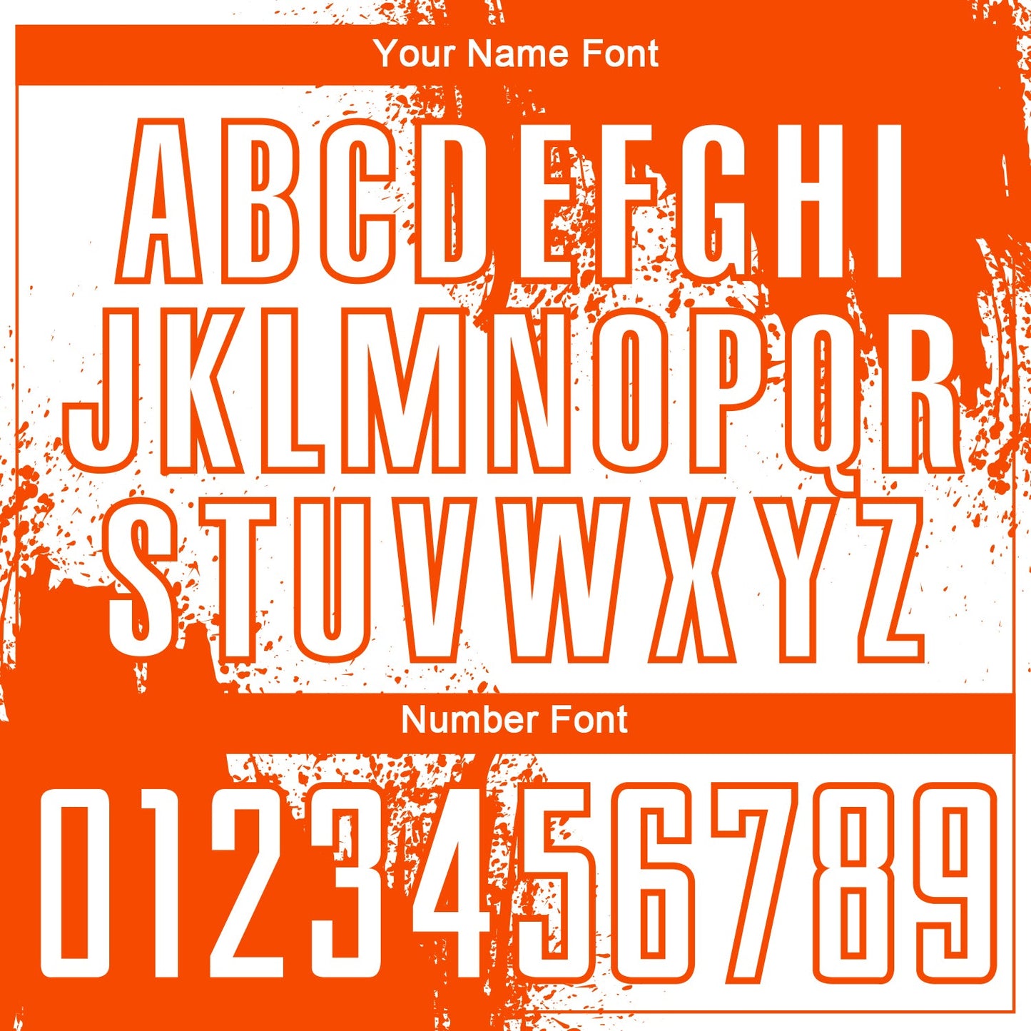 Custom White Orange Abstract Brush Stroke Sports Sublimation Soccer Uniform Jersey view 6