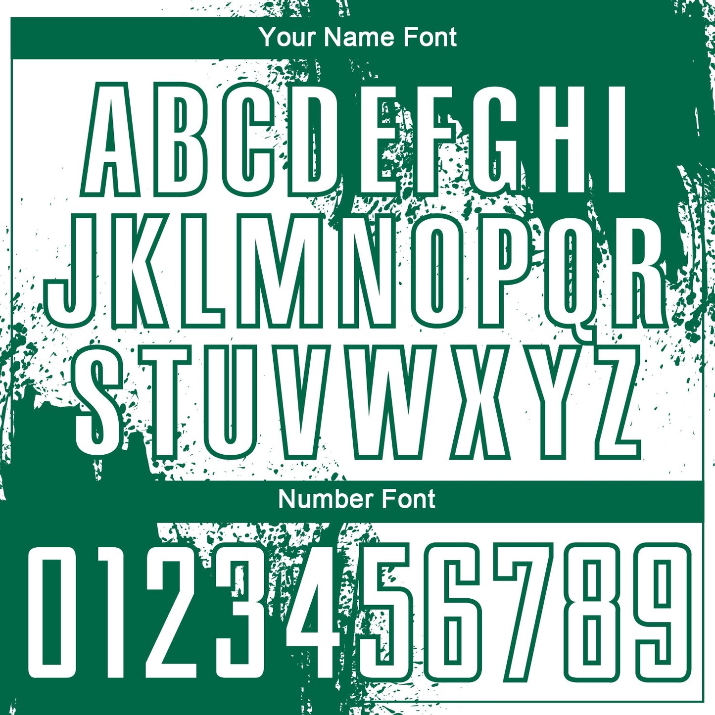 Custom White Kelly Green Abstract Brush Stroke Sports Sublimation Soccer Uniform Jersey view 6