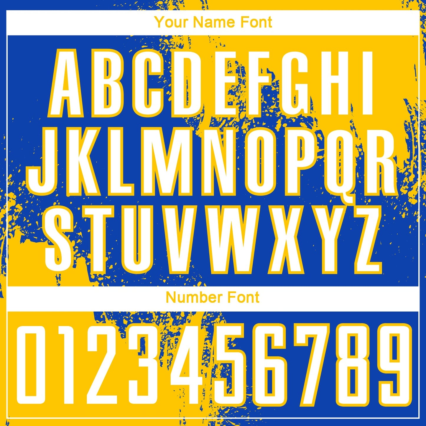 Custom Thunder Blue White-Yellow Abstract Brush Stroke Sports Sublimation Soccer Uniform Jersey view 6
