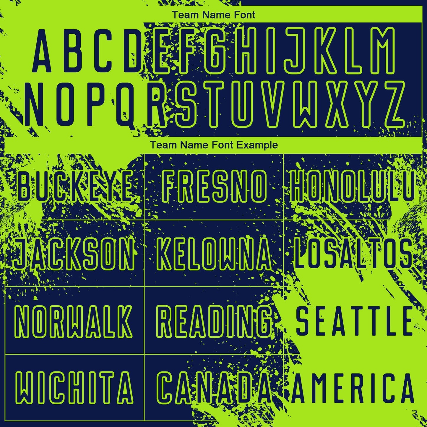 Custom Navy Neon Green Abstract Brush Stroke Sports Sublimation Soccer Uniform Jersey view 5