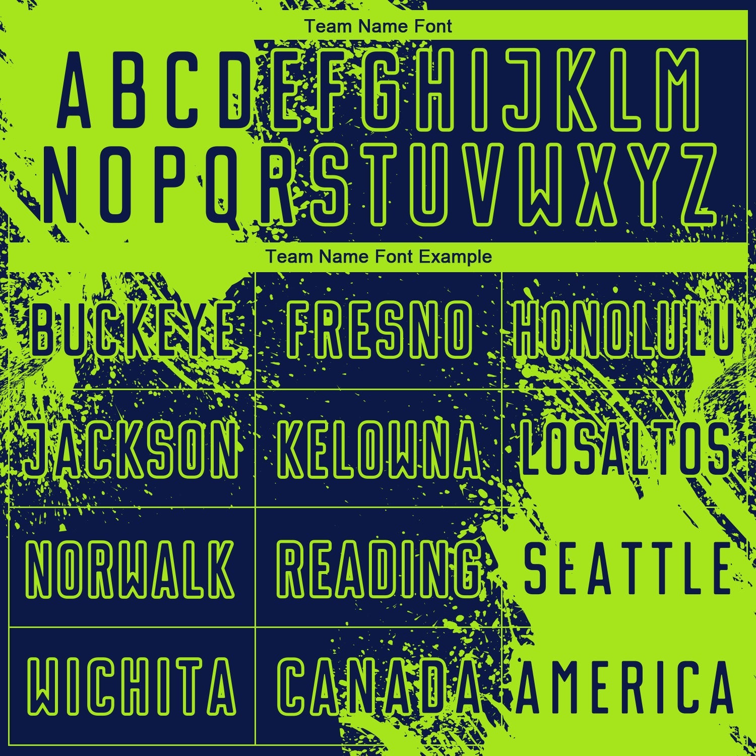 Custom Navy Neon Green Abstract Brush Stroke Sports Sublimation Soccer Uniform Jersey view 5
