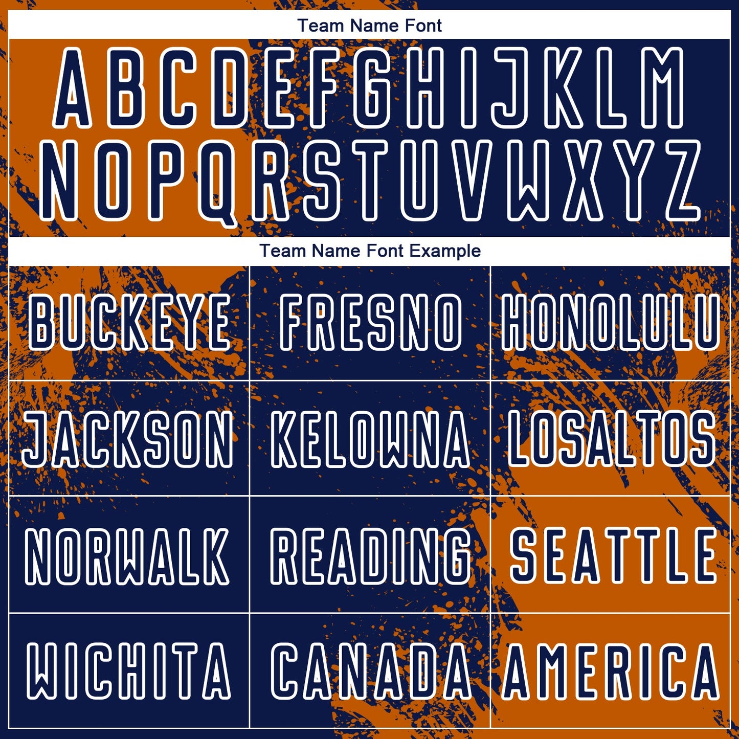 Custom Navy Texas Orange-White Abstract Brush Stroke Sports Sublimation Soccer Uniform Jersey view 5
