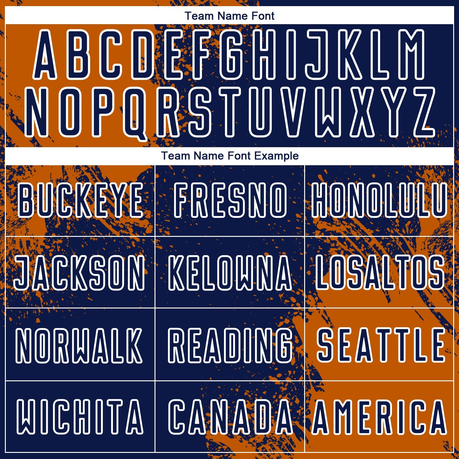 Custom Navy Texas Orange-White Abstract Brush Stroke Sports Sublimation Soccer Uniform Jersey view 5
