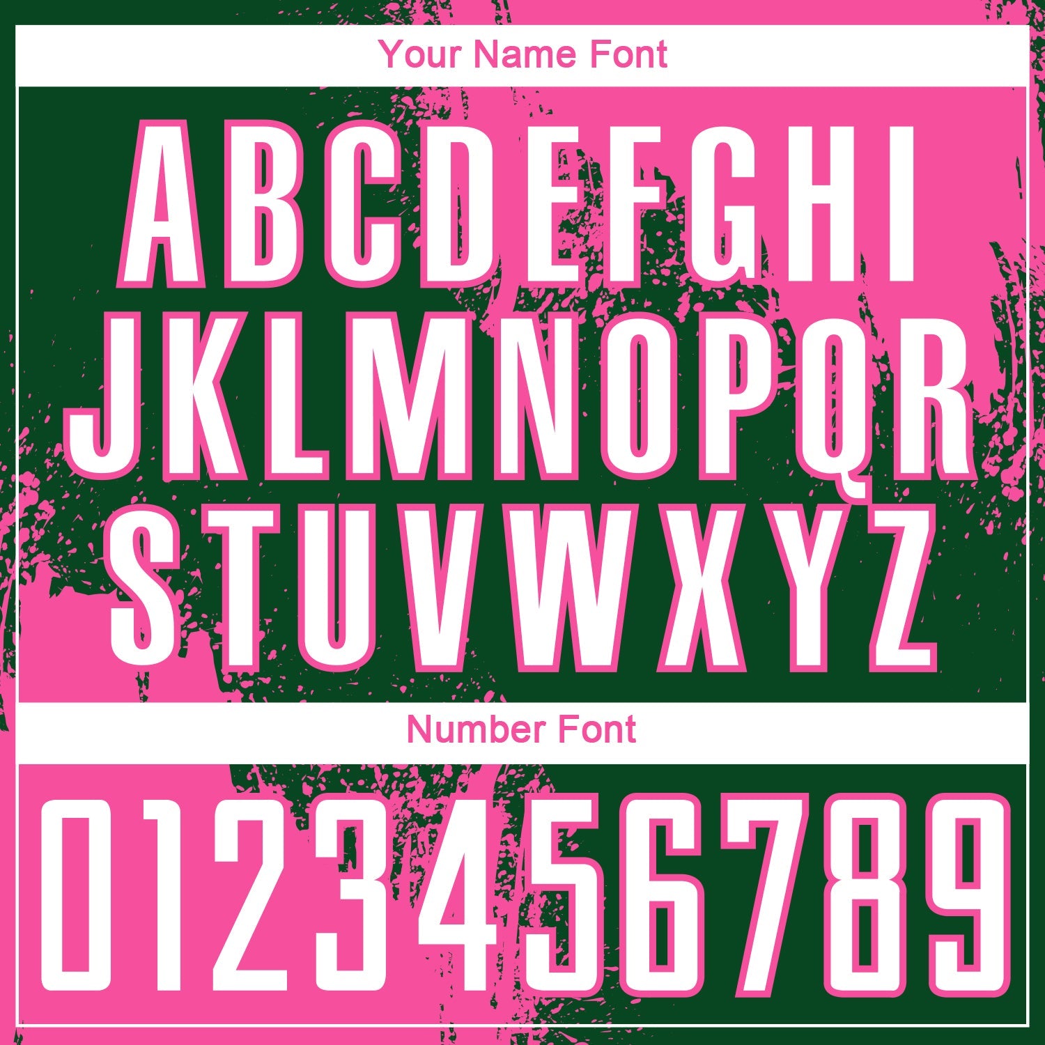 Custom Green White-Pink Abstract Brush Stroke Sports Sublimation Soccer Uniform Jersey view 6