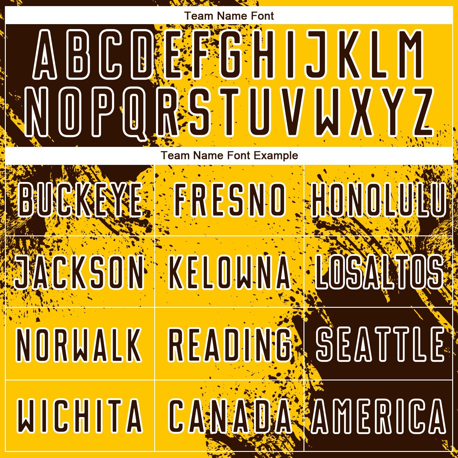 Custom Yellow Brown-White Abstract Brush Stroke Sports Sublimation Soccer Uniform Jersey view 5