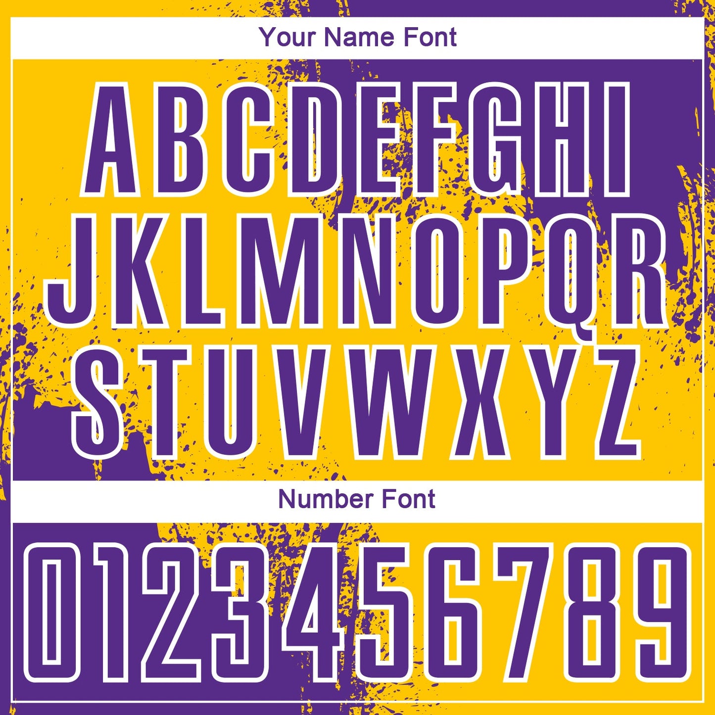 Custom Yellow Purple-White Abstract Brush Stroke Sports Sublimation Soccer Uniform Jersey view 6
