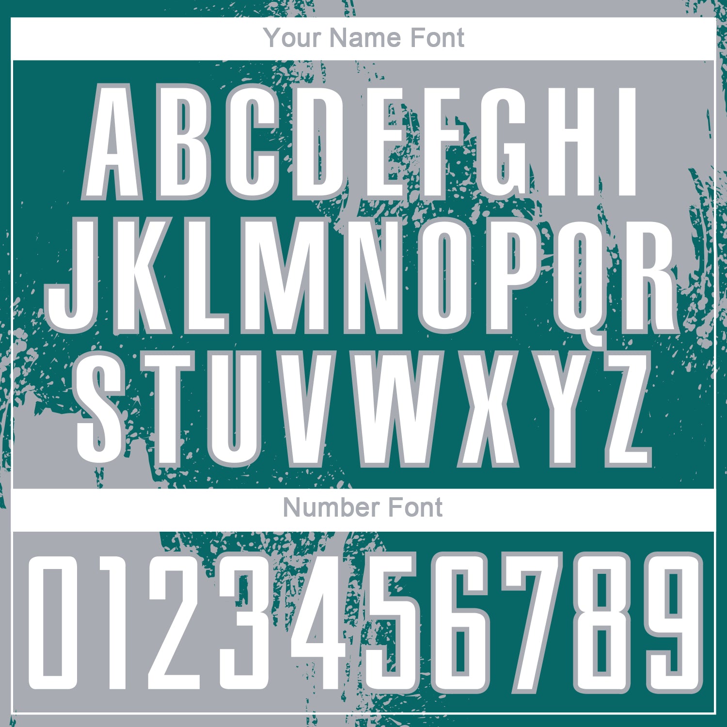 Custom Teal White-Gray Abstract Brush Stroke Sports Sublimation Soccer Uniform Jersey view 6