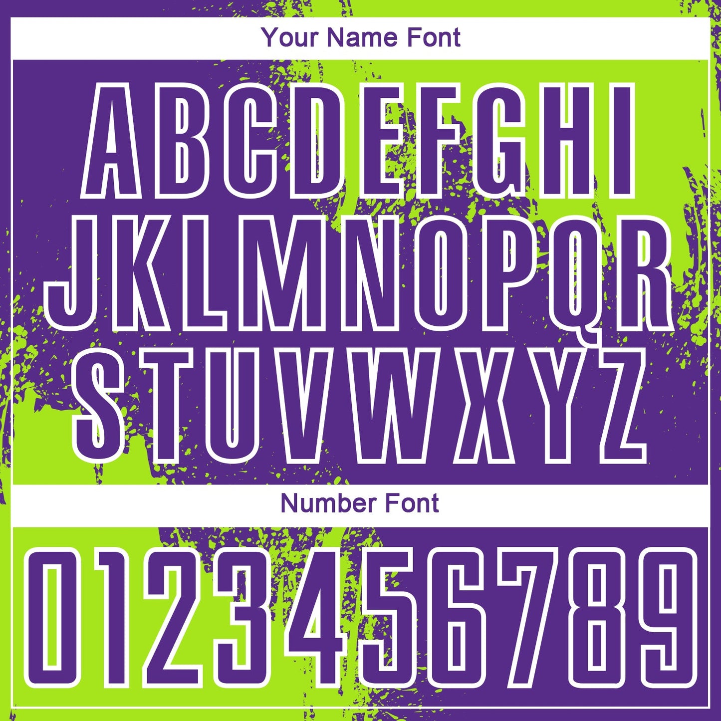 Custom Purple Neon Green-White Abstract Brush Stroke Sports Sublimation Soccer Uniform Jersey view 6