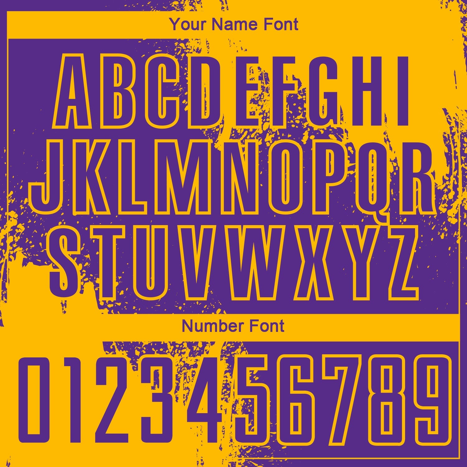 Custom Purple Gold Abstract Brush Stroke Sports Sublimation Soccer Uniform Jersey view 6