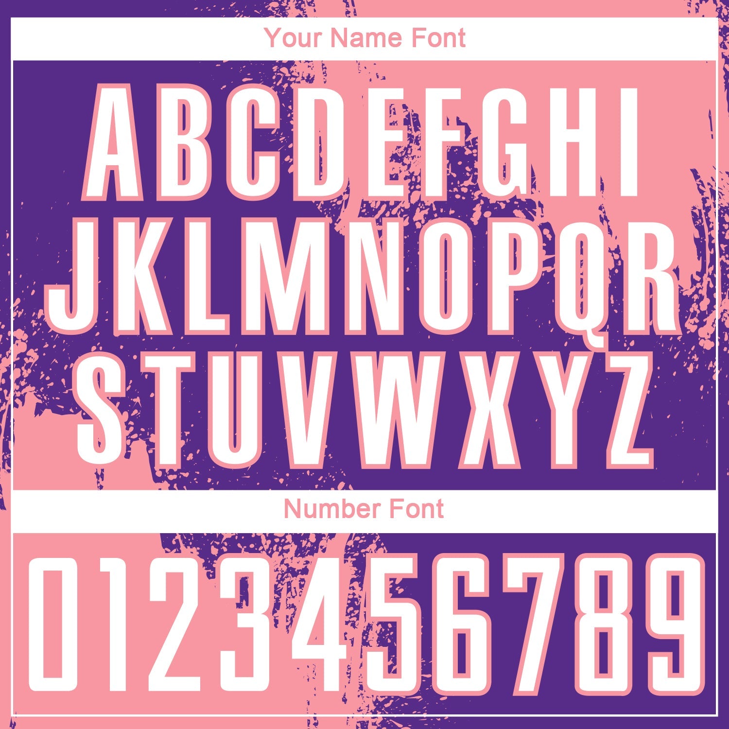 Custom Purple White-Medium Pink Abstract Brush Stroke Sports Sublimation Soccer Uniform Jersey view 6