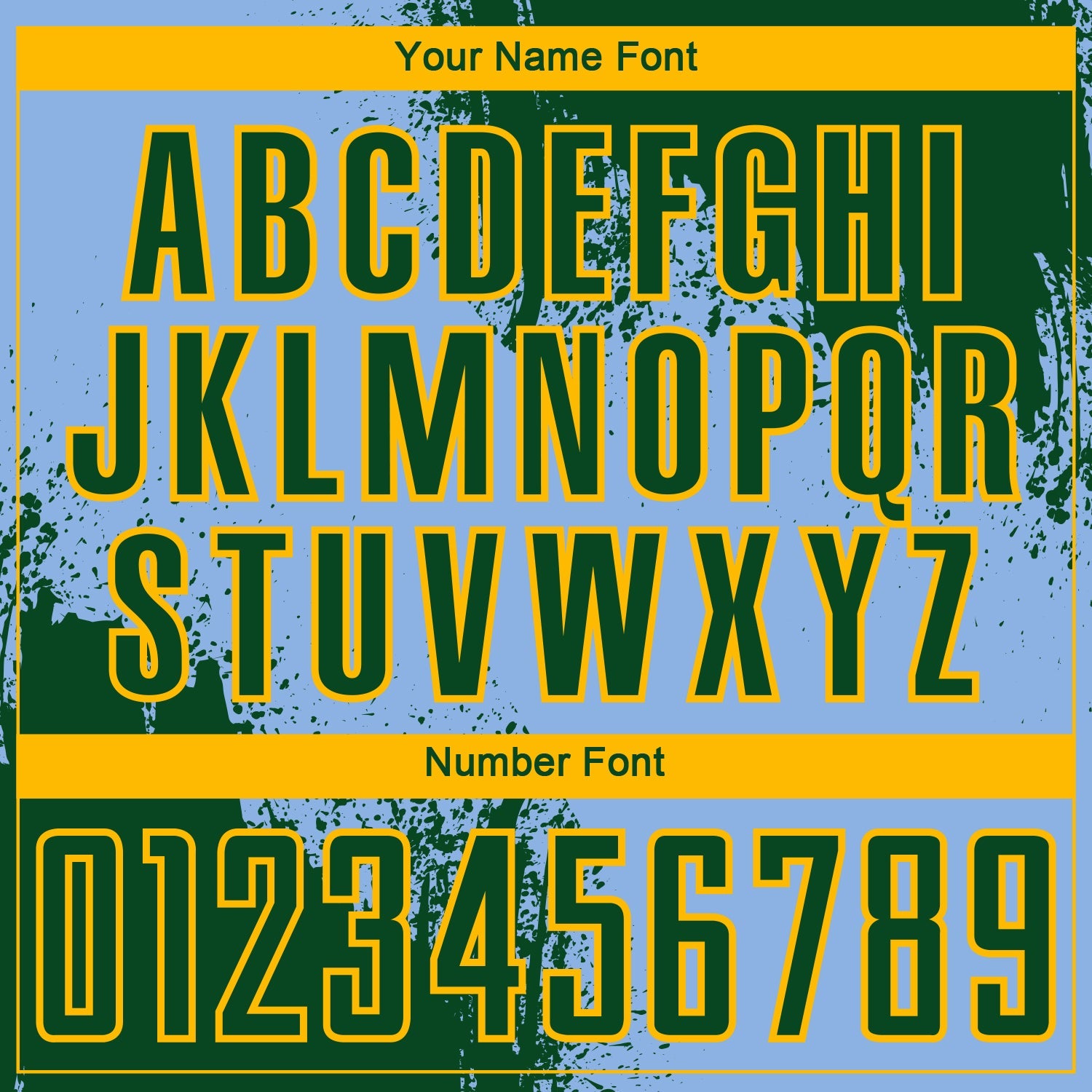 Custom Light Blue Green-Gold Abstract Brush Stroke Sports Sublimation Soccer Uniform Jersey view 6
