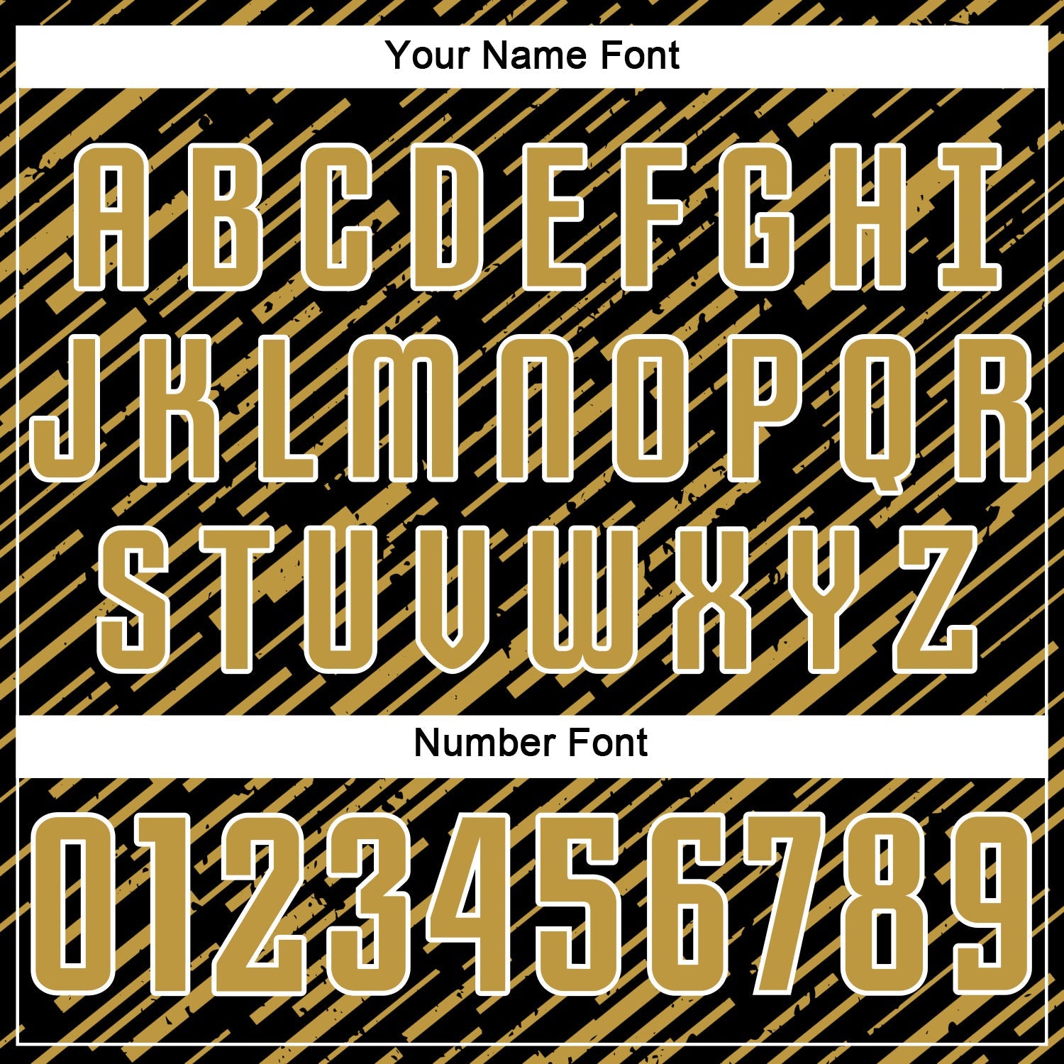 Custom Black Old Gold-White Line Sports Sublimation Soccer Uniform Jersey view 6