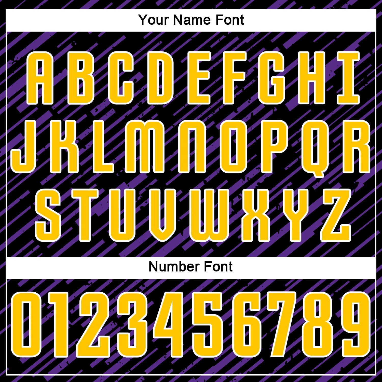 Custom Black Yellow Purple-White Line Sports Sublimation Soccer Uniform Jersey view 6